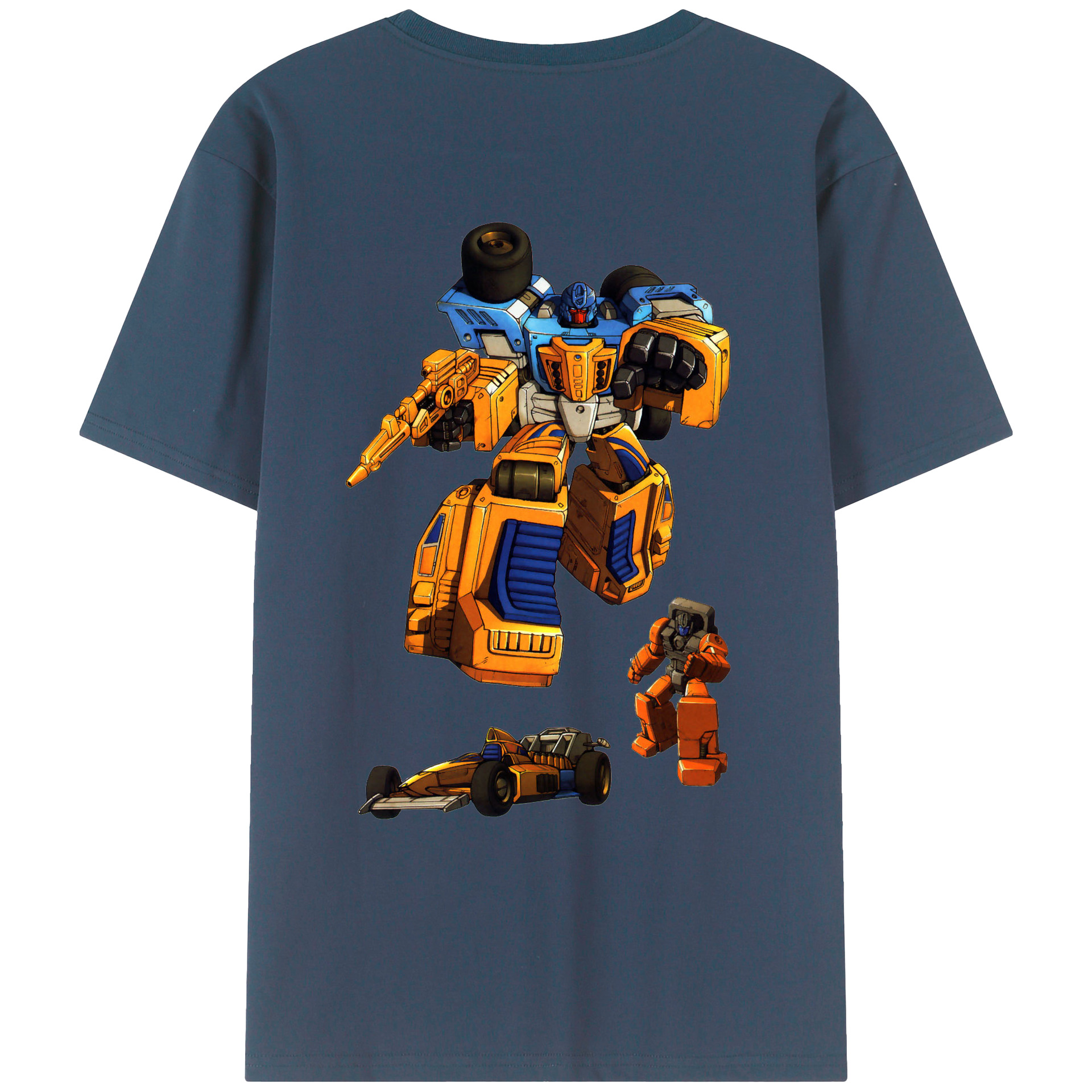 （画像用）  綿100％ メンズ半袖Tシャツ（バックプリント） 通気性