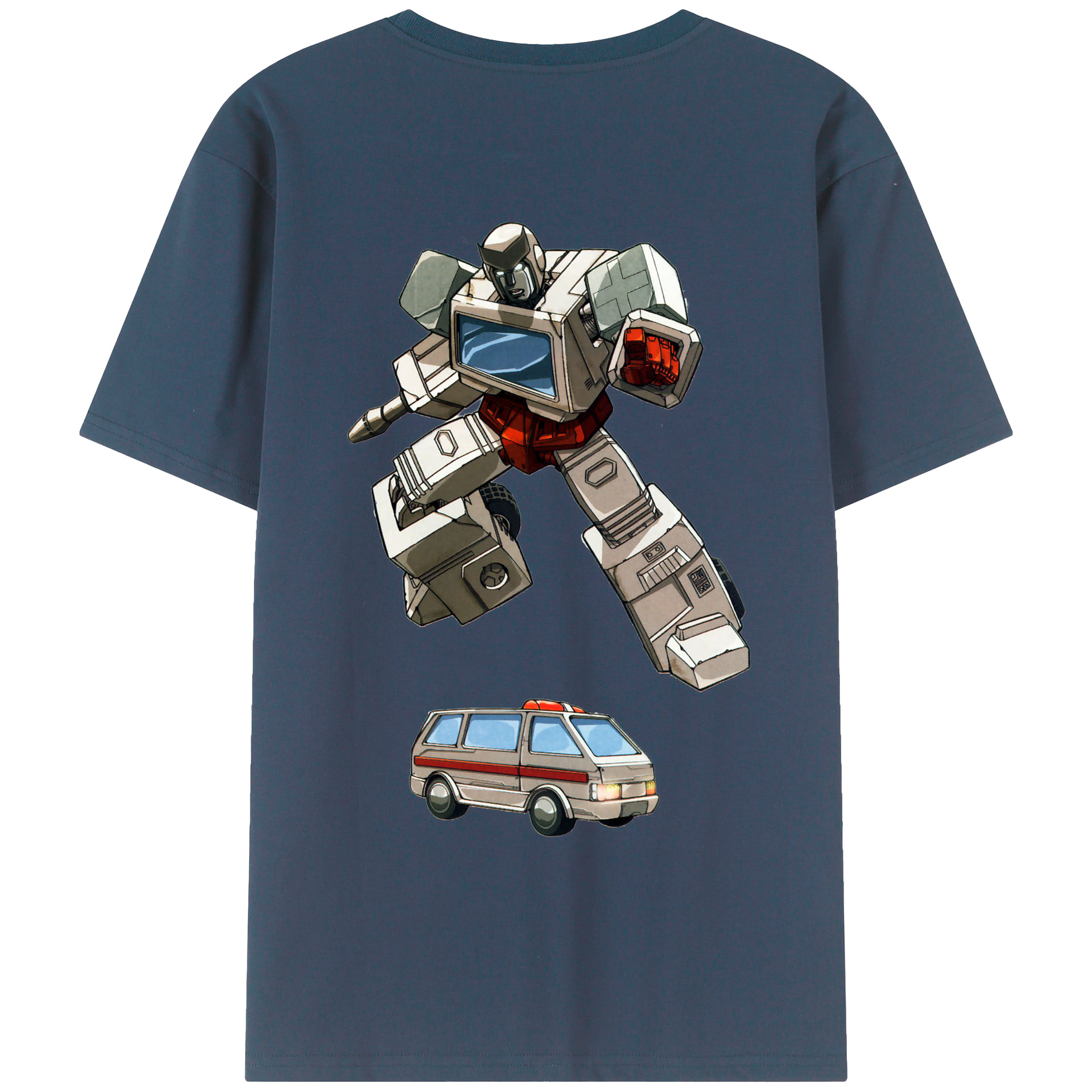 （画像用）  綿100％ メンズ半袖Tシャツ（バックプリント） 通気性
