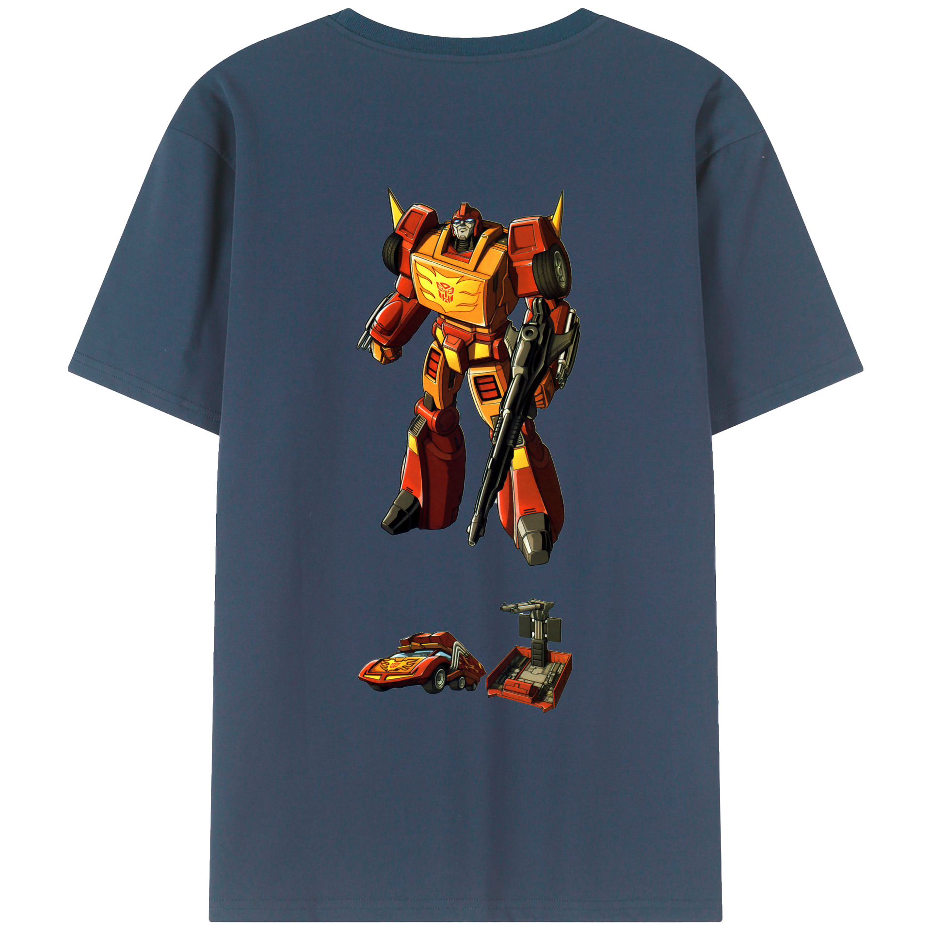（画像用）  綿100％ メンズ半袖Tシャツ（バックプリント） 通気性