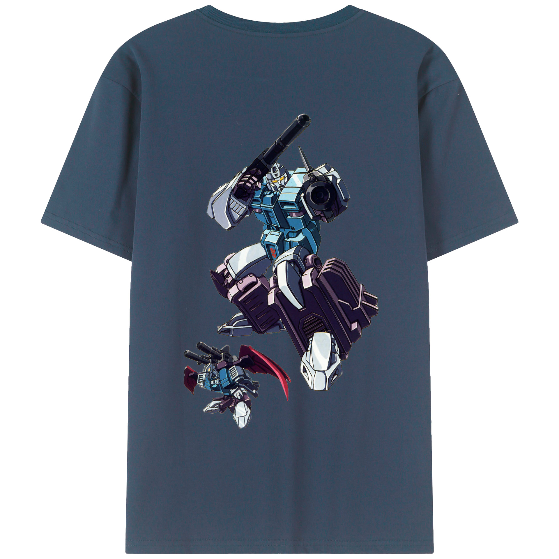 （画像用）  綿100％ メンズ半袖Tシャツ（バックプリント） 通気性