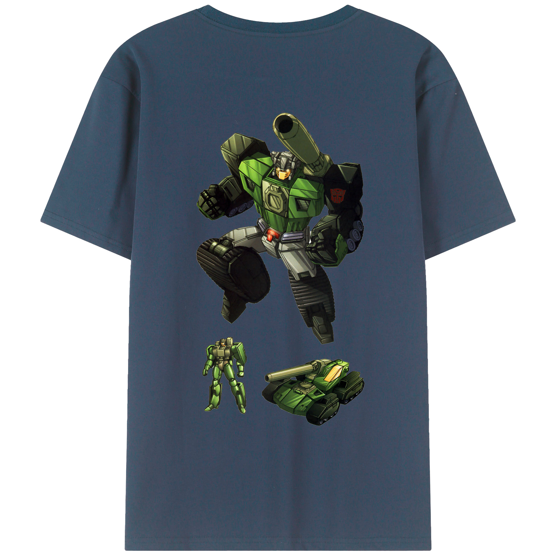 （画像用）  綿100％ メンズ半袖Tシャツ（バックプリント） 通気性