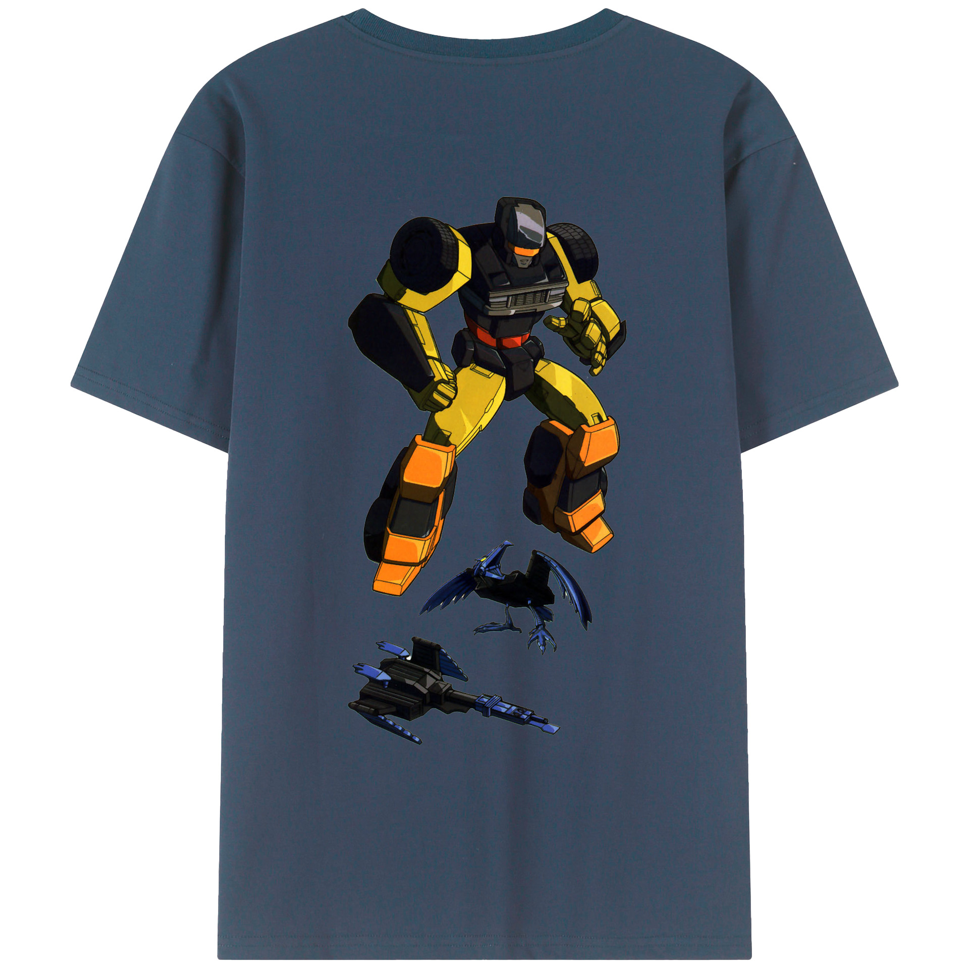 （画像用）  綿100％ メンズ半袖Tシャツ（バックプリント） 通気性