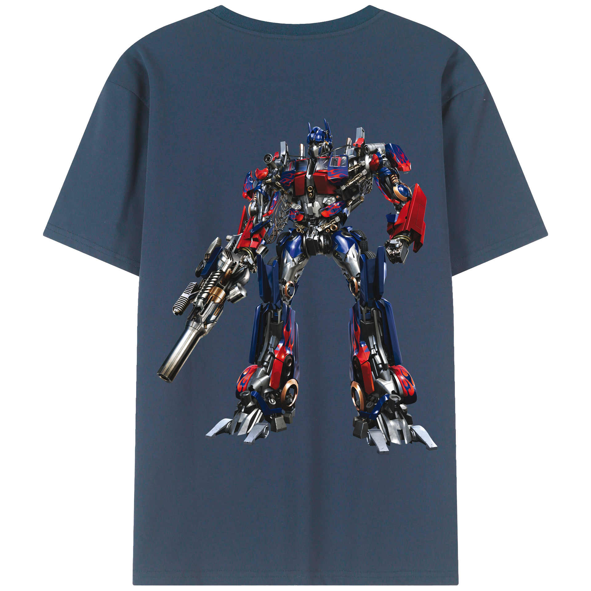 （画像用）  綿100％ メンズ半袖Tシャツ（バックプリント） 通気性