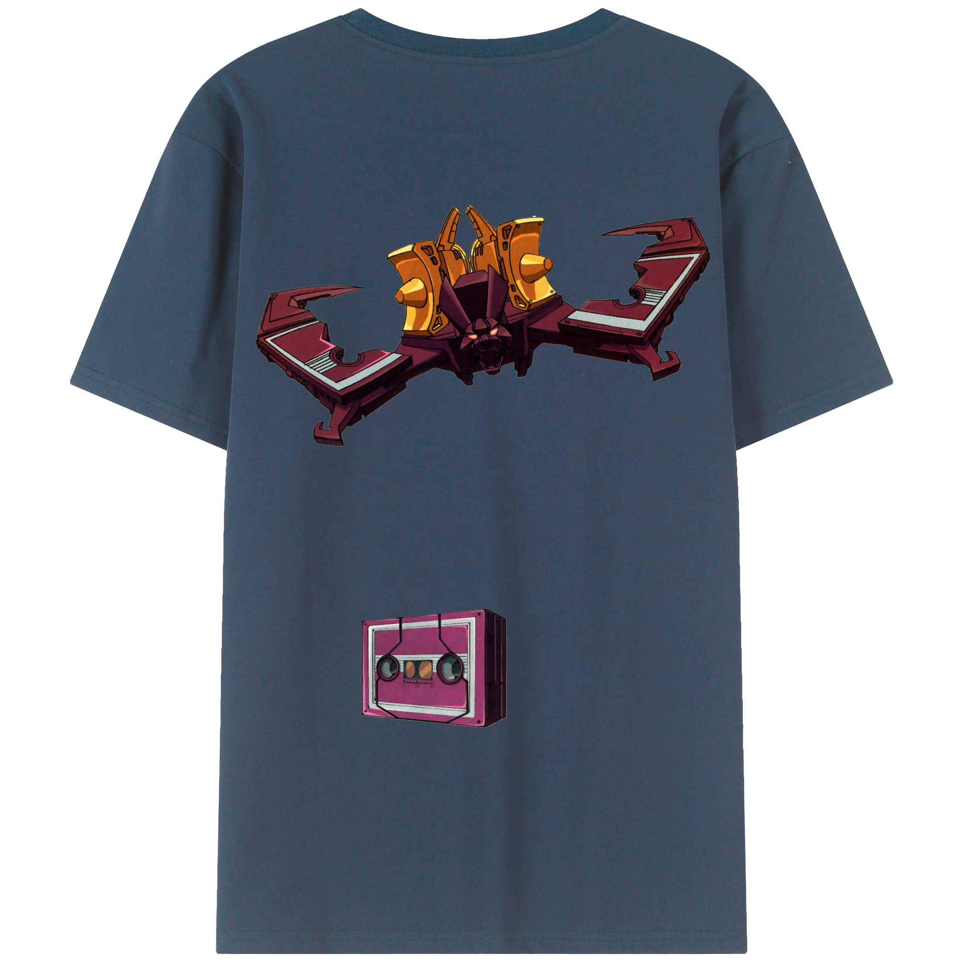 （画像用）  綿100％ メンズ半袖Tシャツ（バックプリント） 通気性