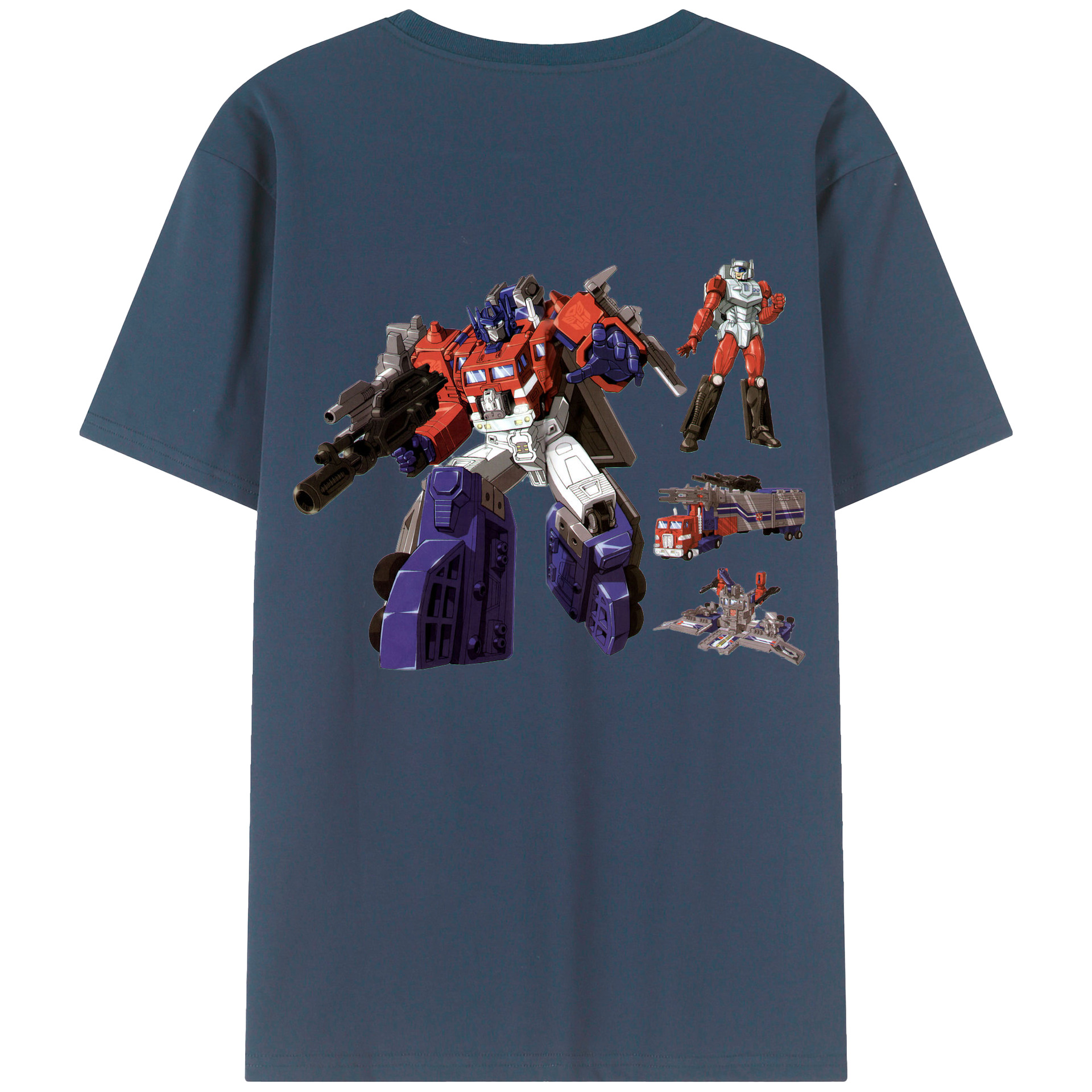 （画像用）  綿100％ メンズ半袖Tシャツ（バックプリント） 通気性