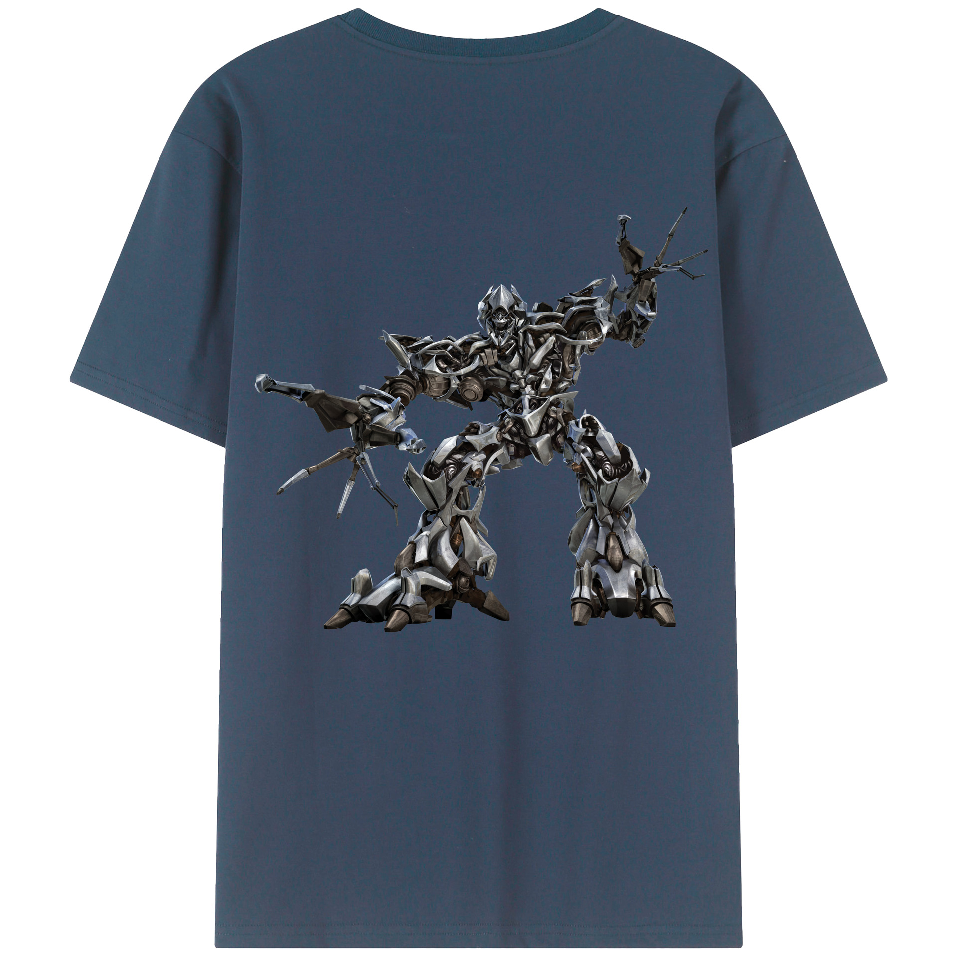（画像用）  綿100％ メンズ半袖Tシャツ（バックプリント） 通気性