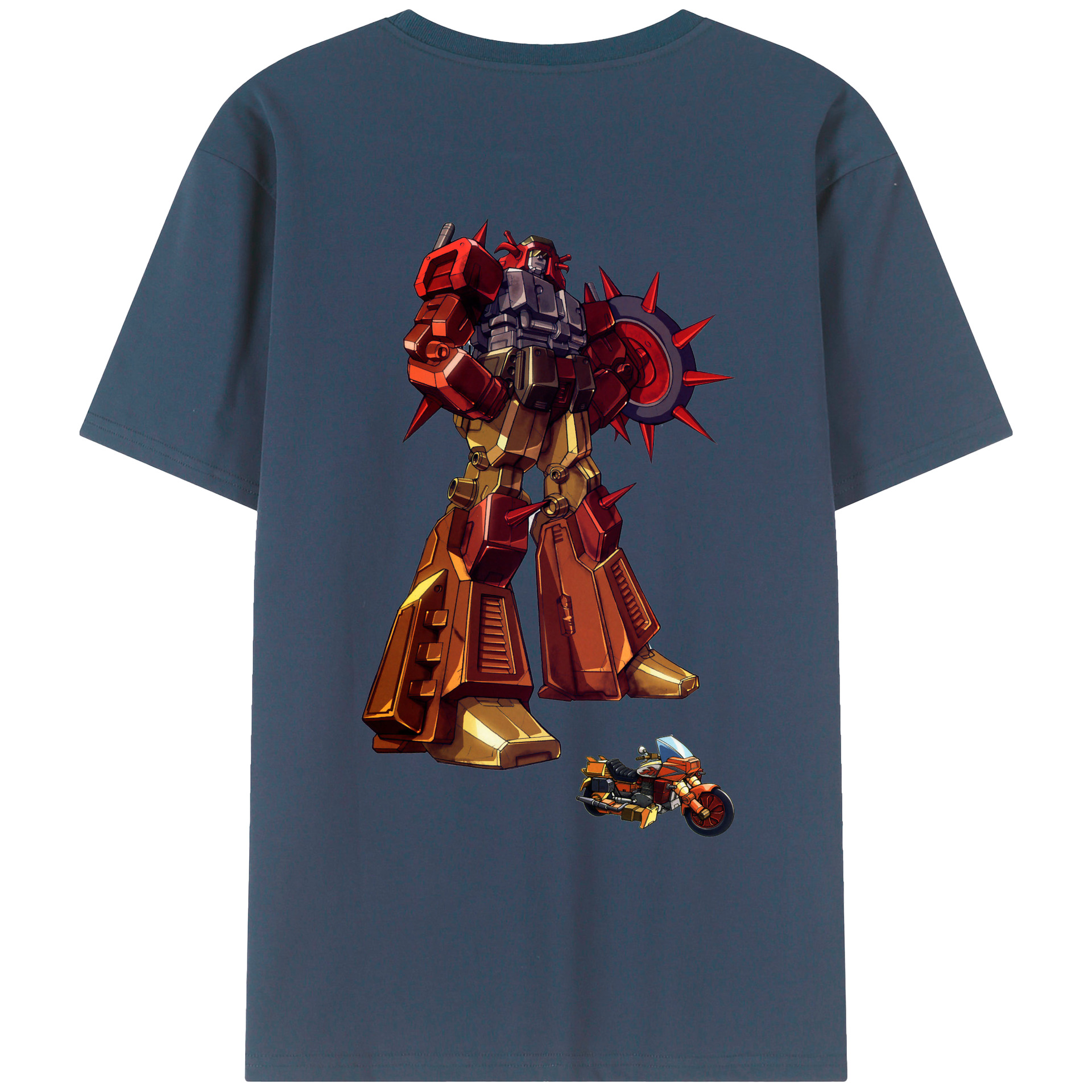（画像用）  綿100％ メンズ半袖Tシャツ（バックプリント） 通気性