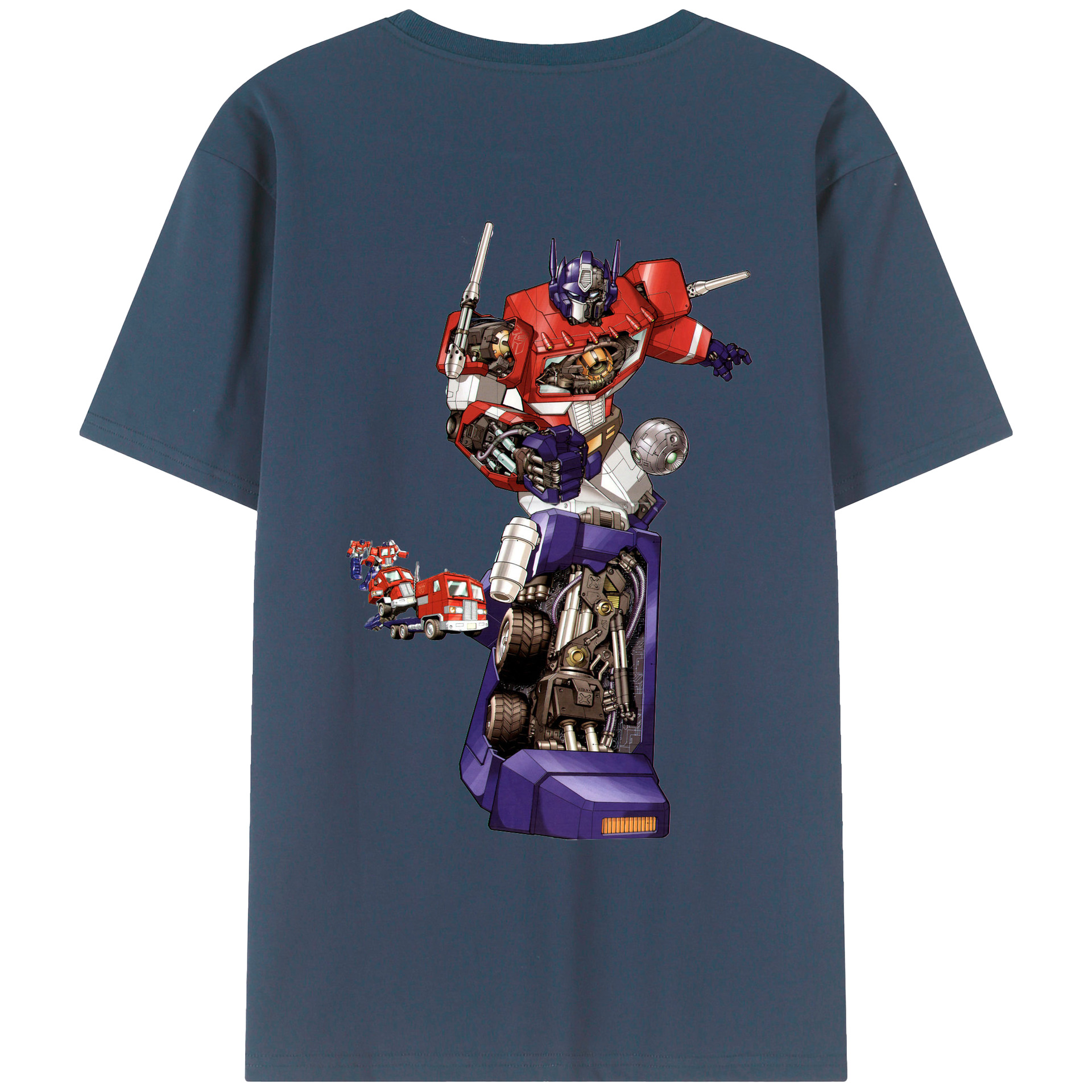 （画像用）  綿100％ メンズ半袖Tシャツ（バックプリント） 通気性