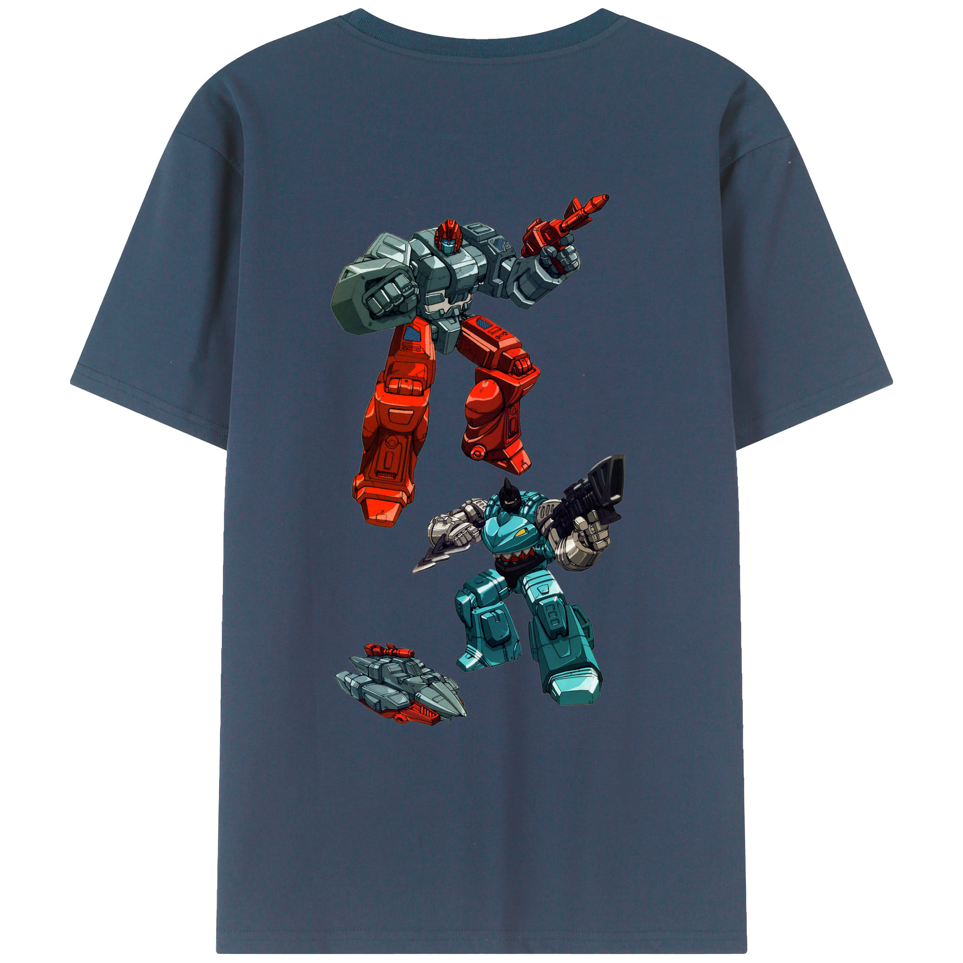 （画像用）  綿100％ メンズ半袖Tシャツ（バックプリント） 通気性