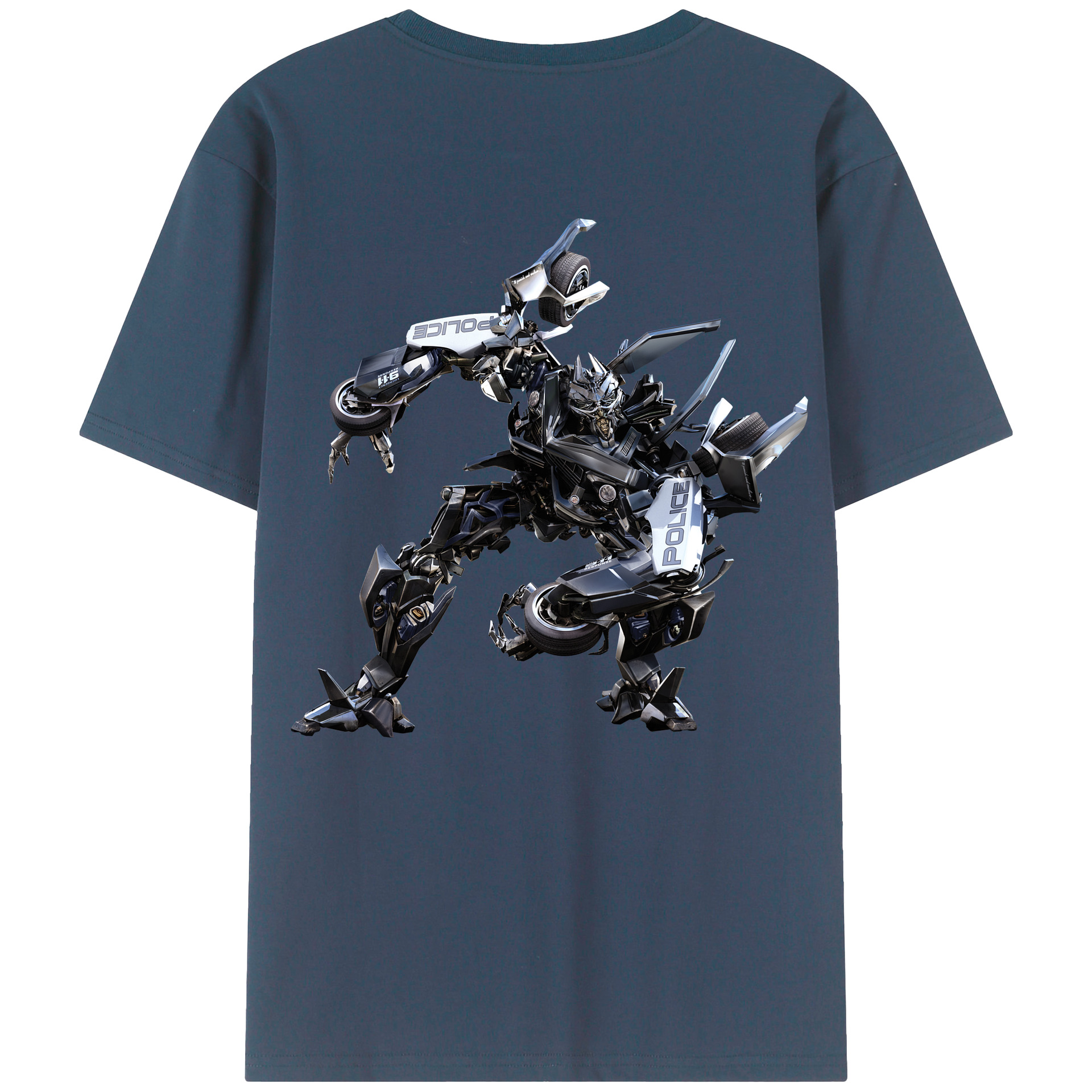 （画像用）  綿100％ メンズ半袖Tシャツ（バックプリント） 通気性