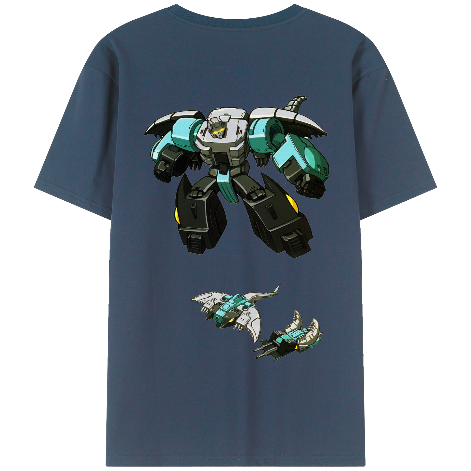 （画像用）  綿100％ メンズ半袖Tシャツ（バックプリント） 通気性