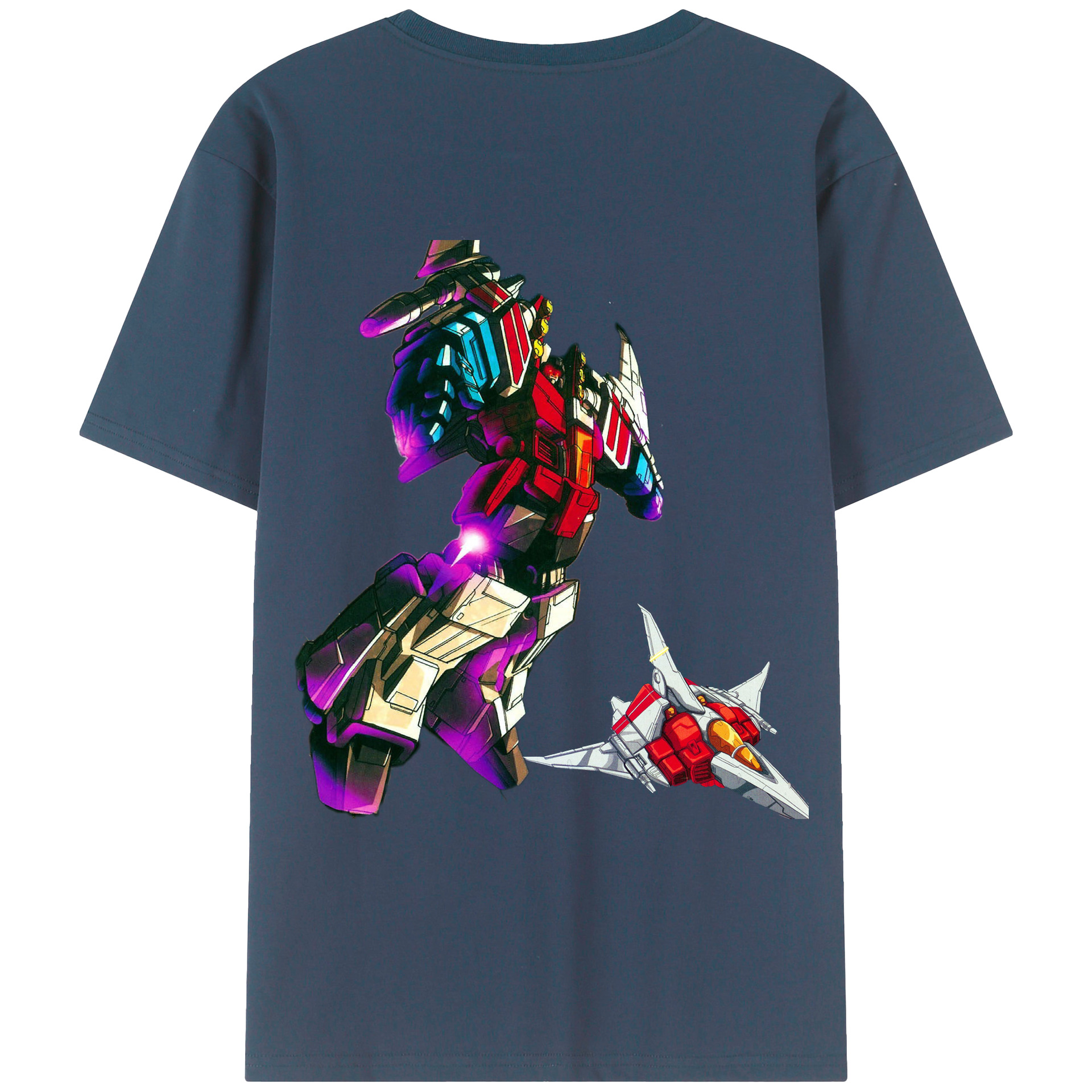 （画像用）  綿100％ メンズ半袖Tシャツ（バックプリント） 通気性