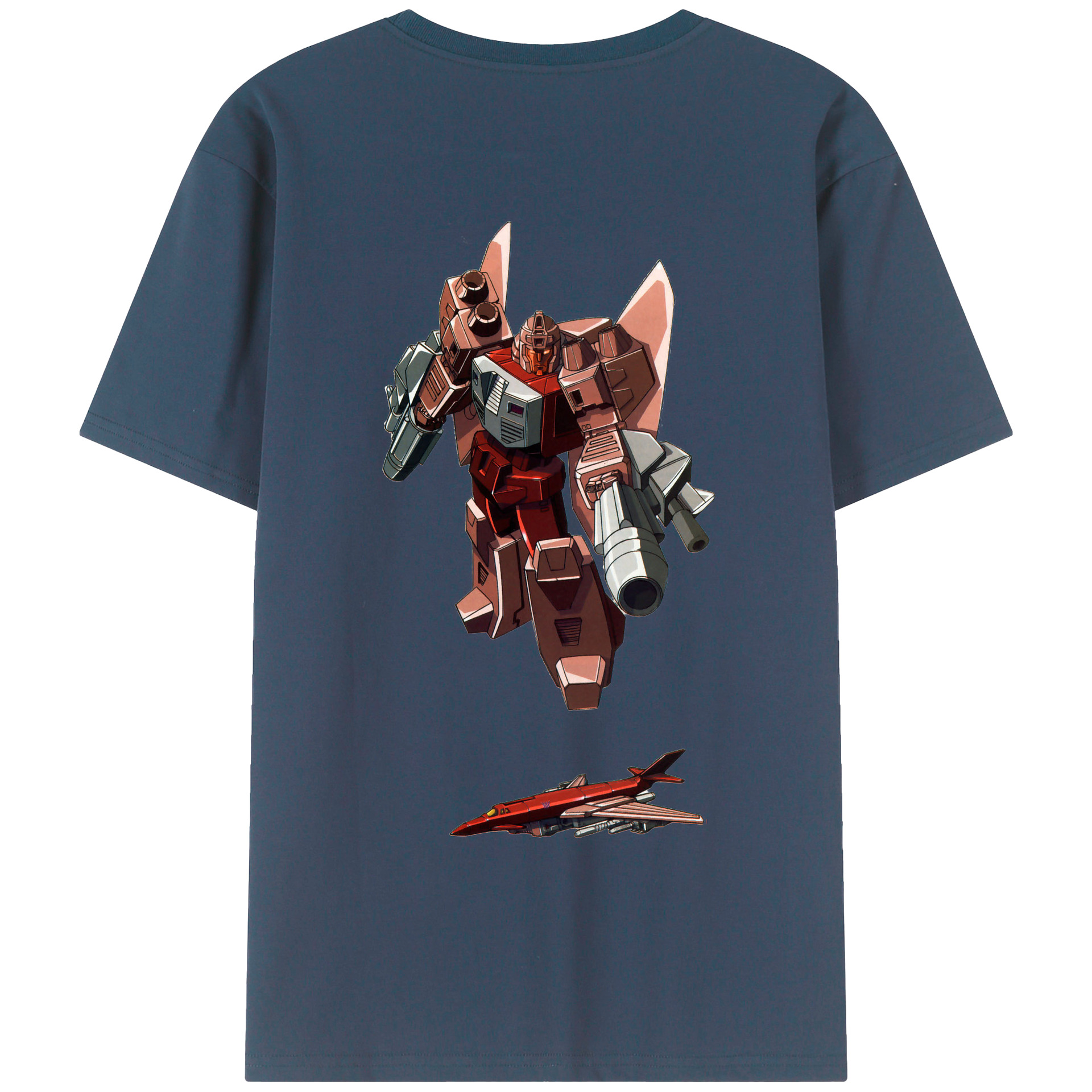 （画像用）  綿100％ メンズ半袖Tシャツ（バックプリント） 通気性