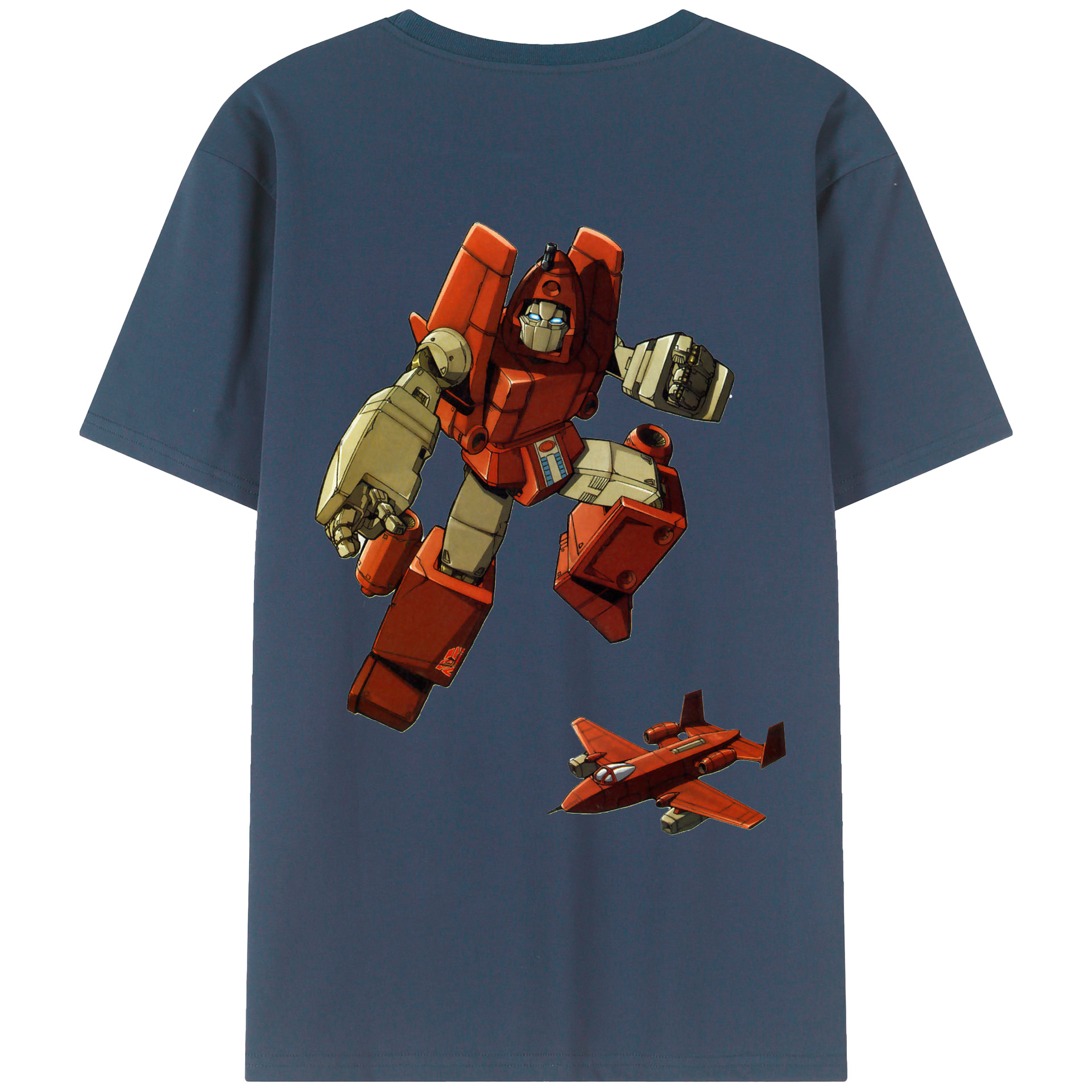 （画像用）  綿100％ メンズ半袖Tシャツ（バックプリント） 通気性