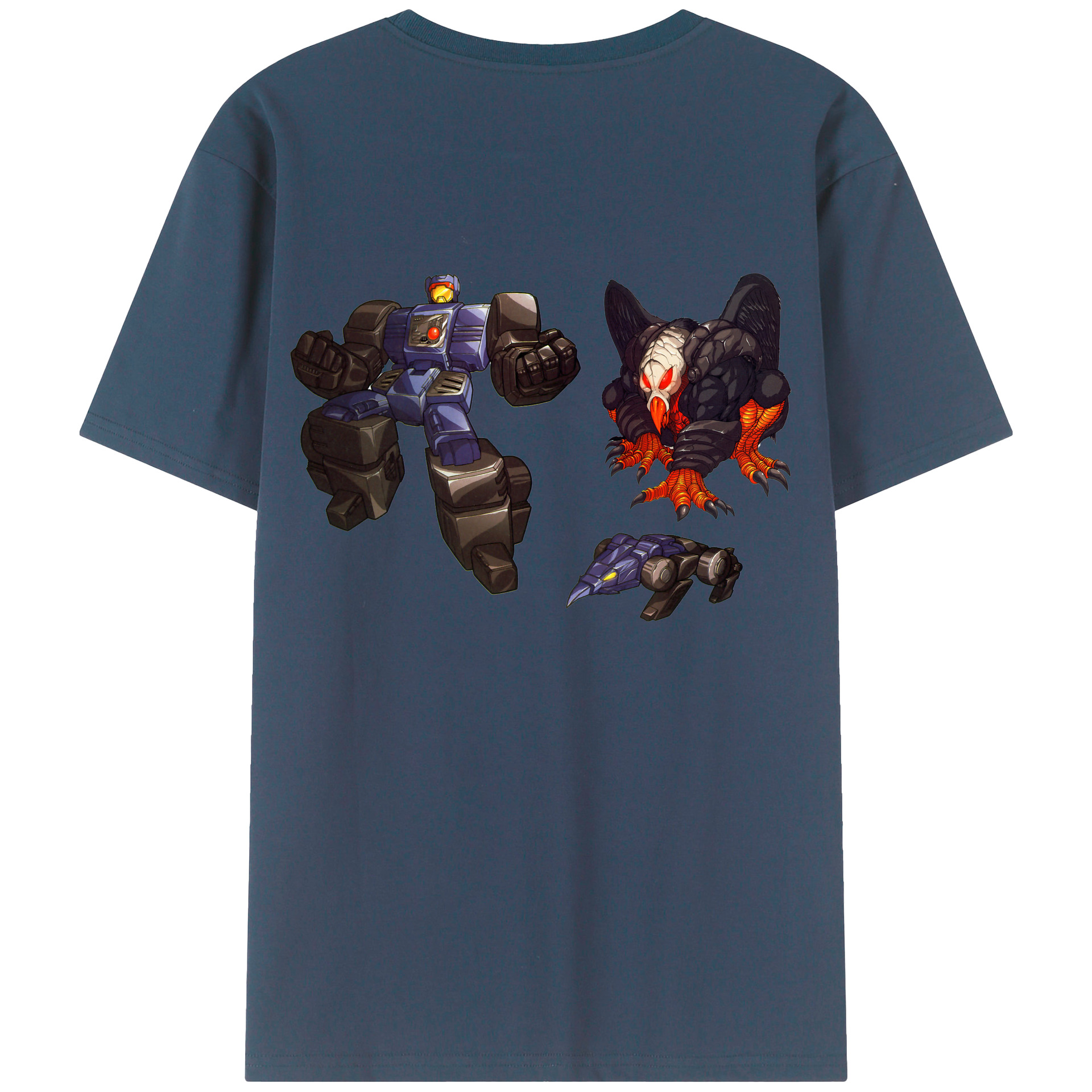 （画像用）  綿100％ メンズ半袖Tシャツ（バックプリント） 通気性