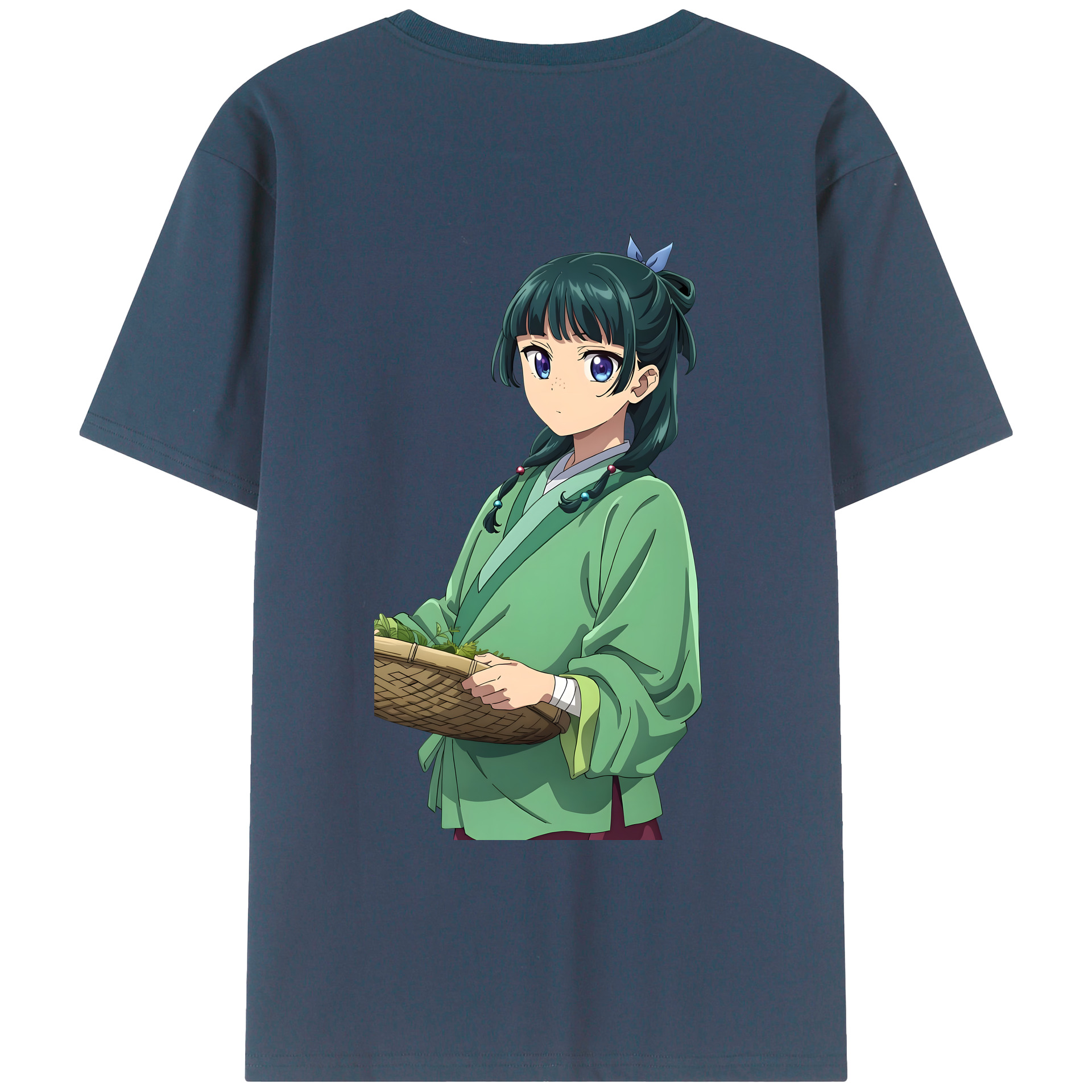 （画像用）  綿100％ メンズ半袖Tシャツ（バックプリント） 通気性