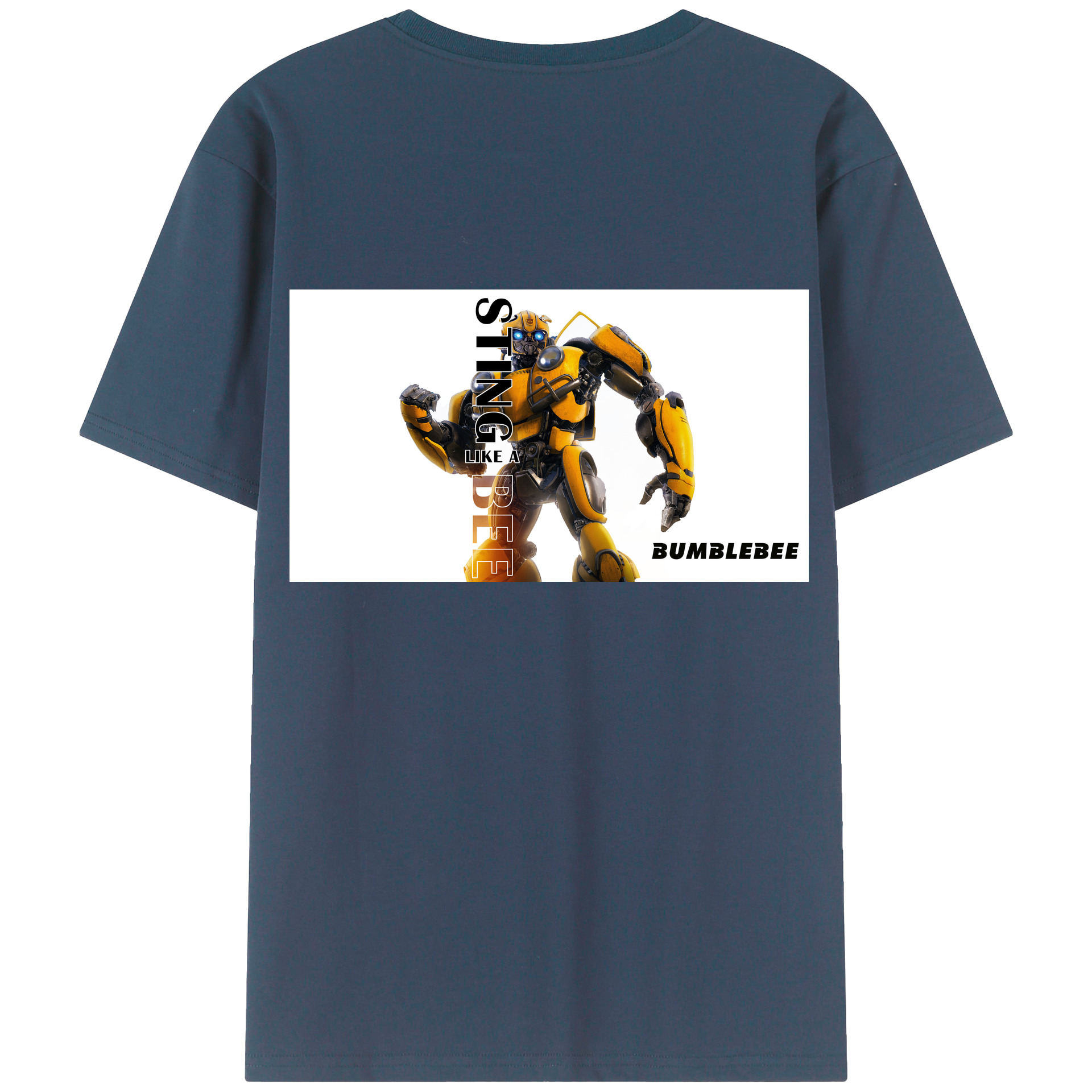 （画像用）  綿100％ メンズ半袖Tシャツ（バックプリント） 通気性