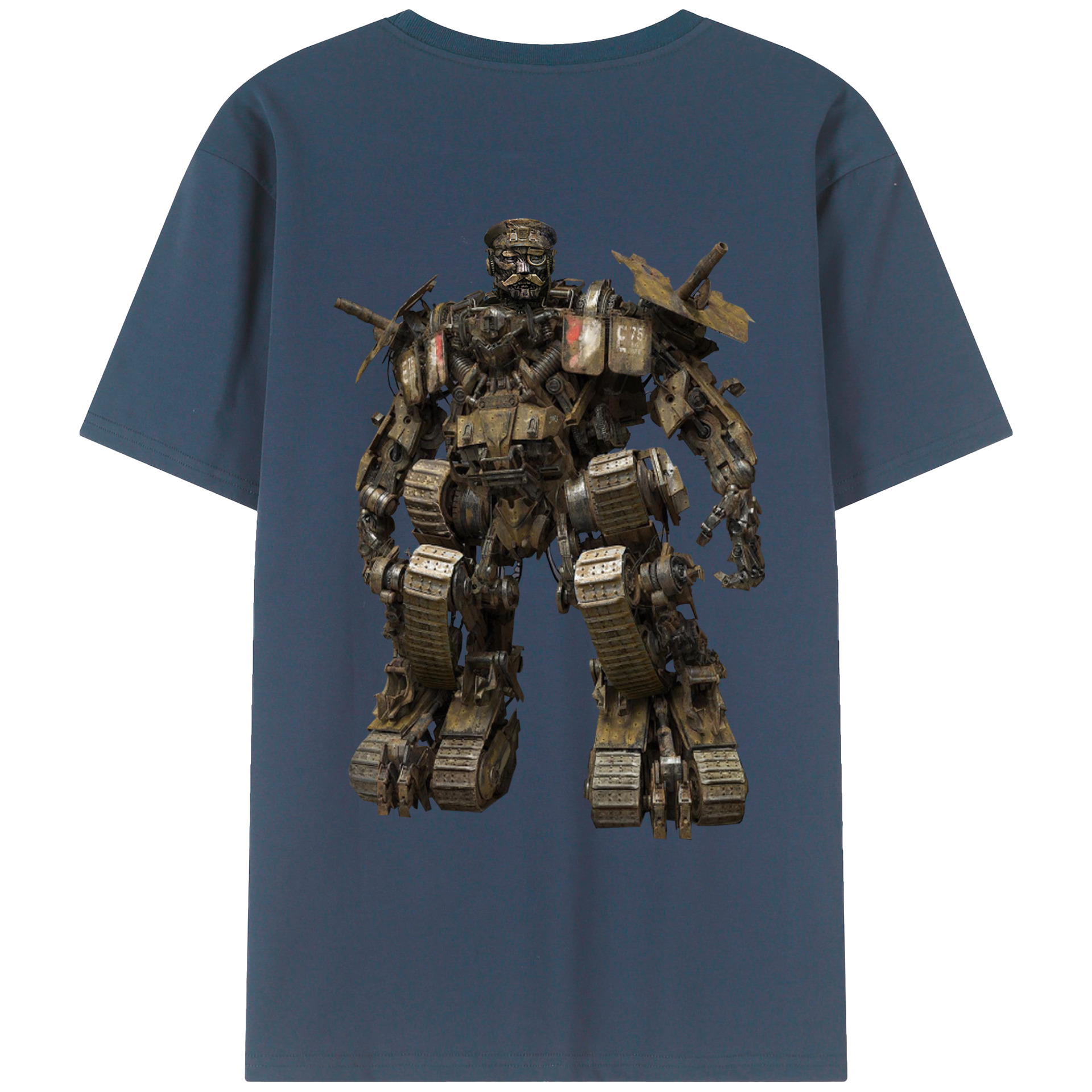 （画像用）  綿100％ メンズ半袖Tシャツ（バックプリント） 通気性