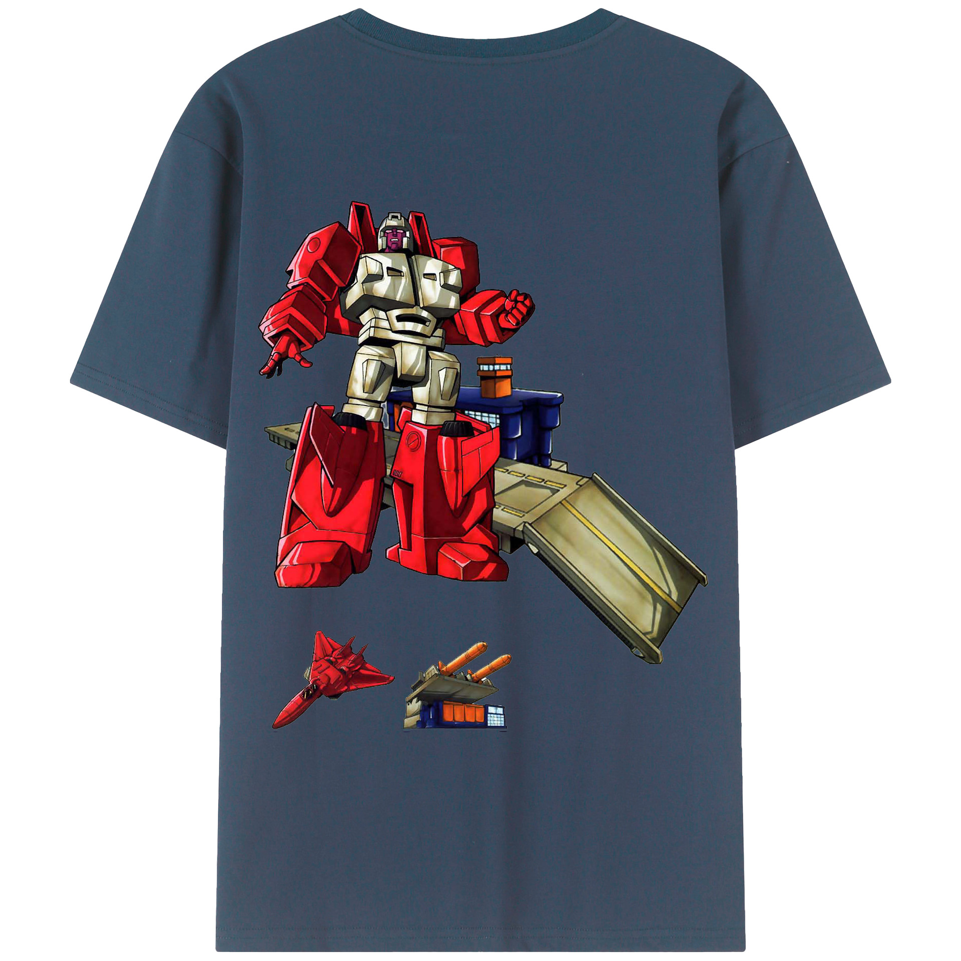 （画像用）  綿100％ メンズ半袖Tシャツ（バックプリント） 通気性