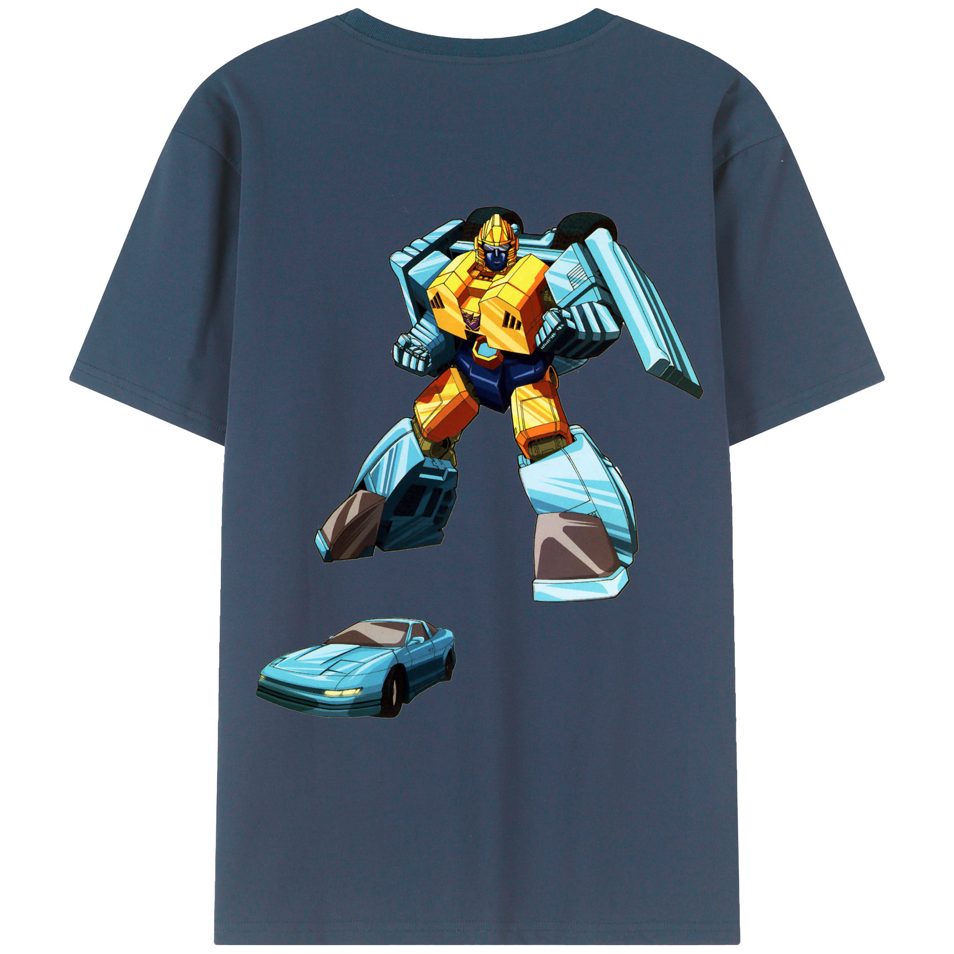 （画像用）  綿100％ メンズ半袖Tシャツ（バックプリント） 通気性