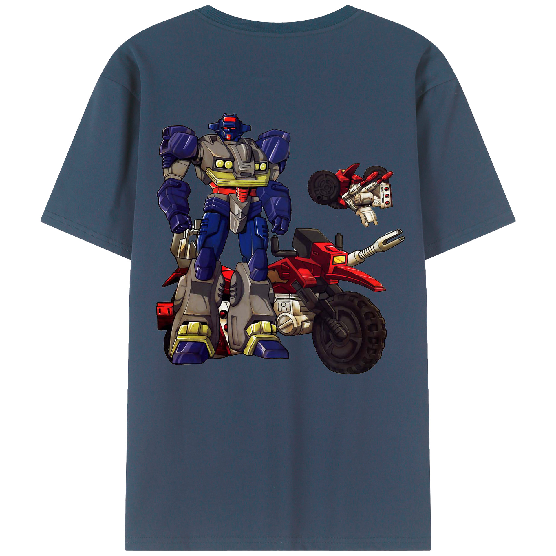 （画像用）  綿100％ メンズ半袖Tシャツ（バックプリント） 通気性