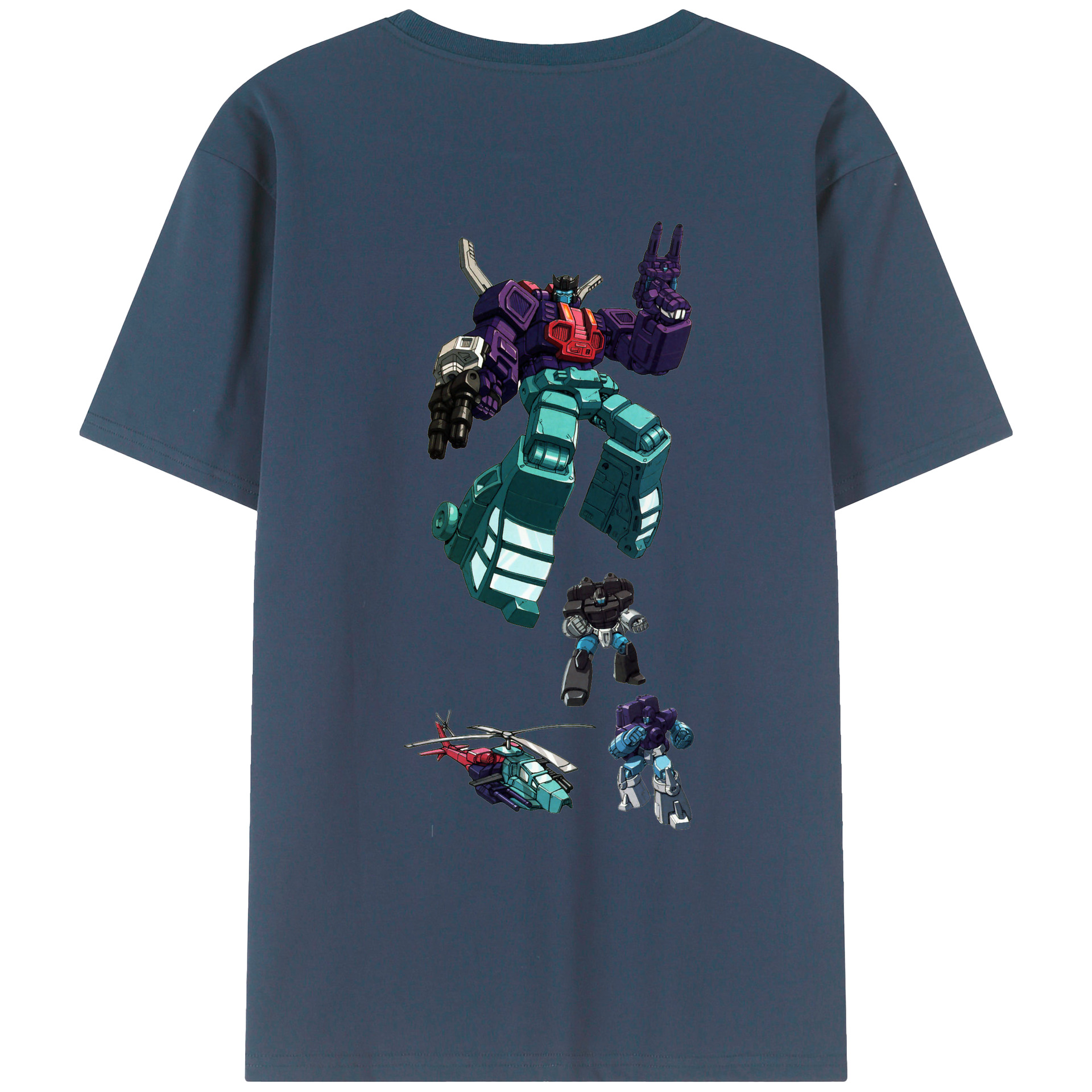 （画像用）  綿100％ メンズ半袖Tシャツ（バックプリント） 通気性
