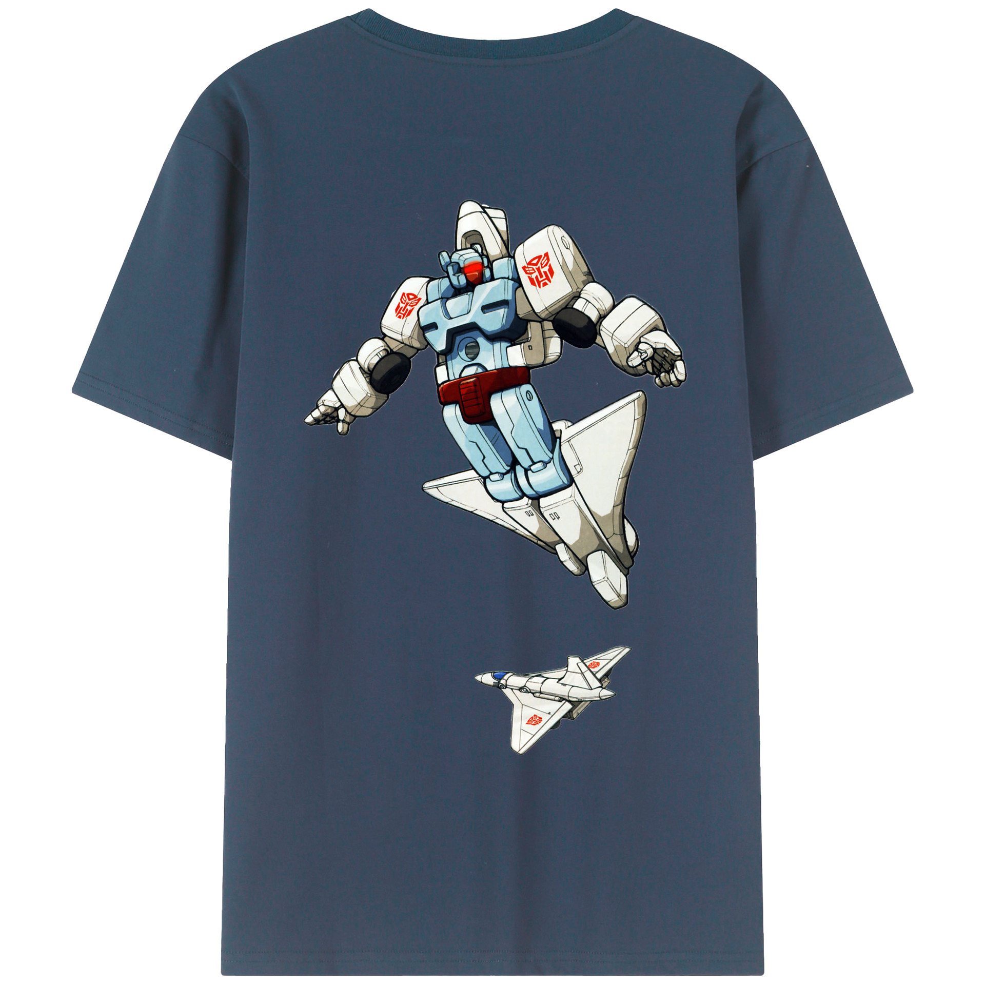 （画像用）  綿100％ メンズ半袖Tシャツ（バックプリント） 通気性