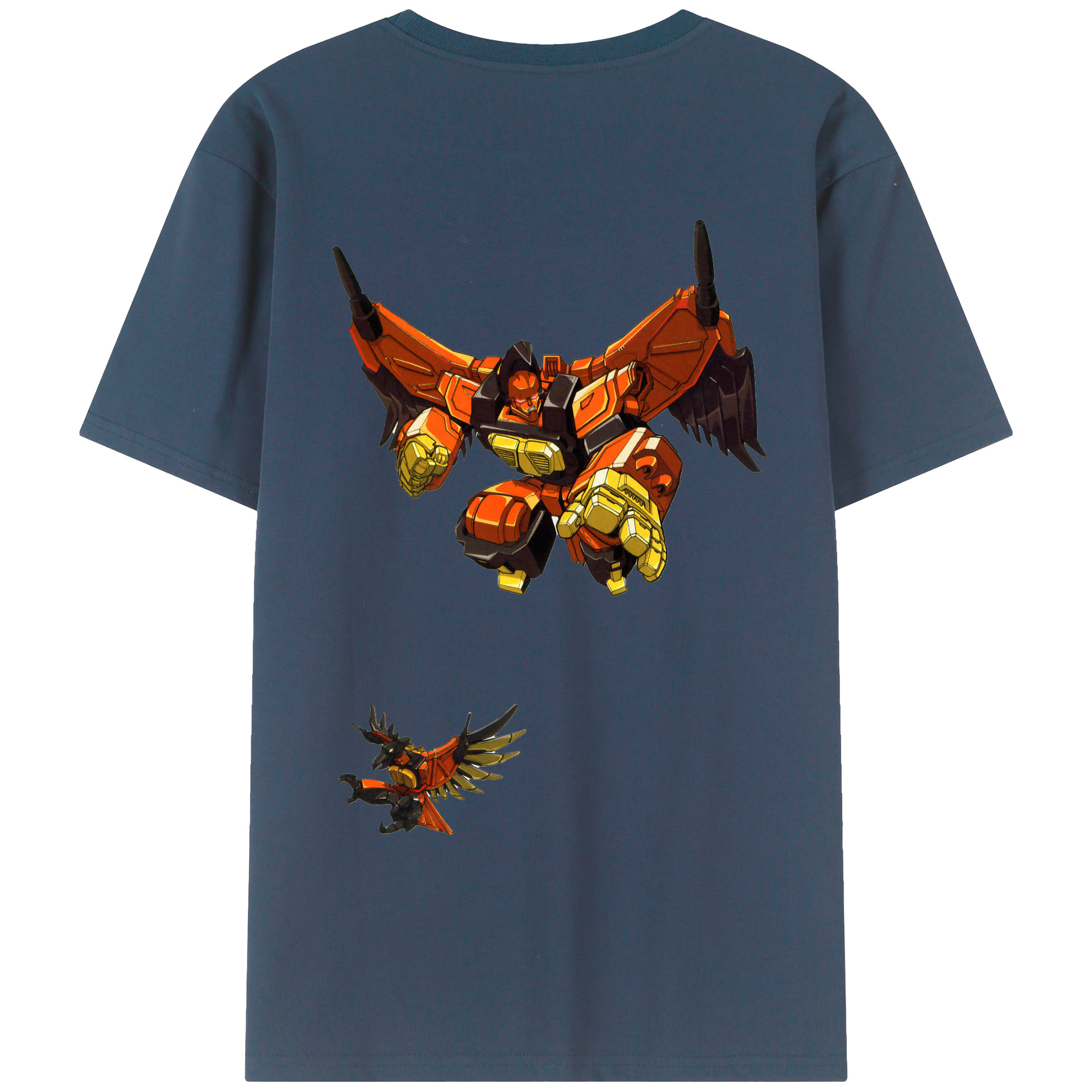 （画像用）  綿100％ メンズ半袖Tシャツ（バックプリント） 通気性
