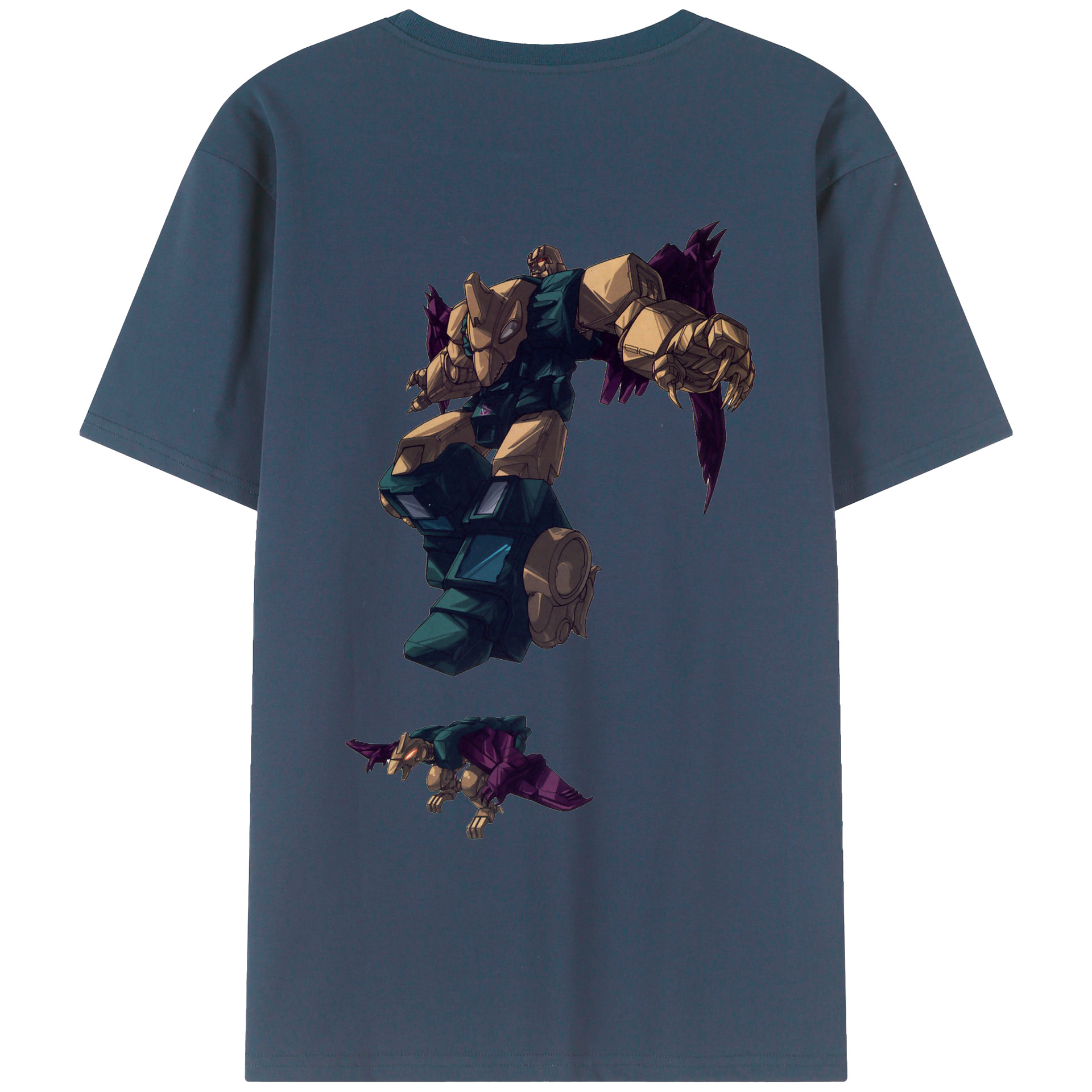 （画像用）  綿100％ メンズ半袖Tシャツ（バックプリント） 通気性