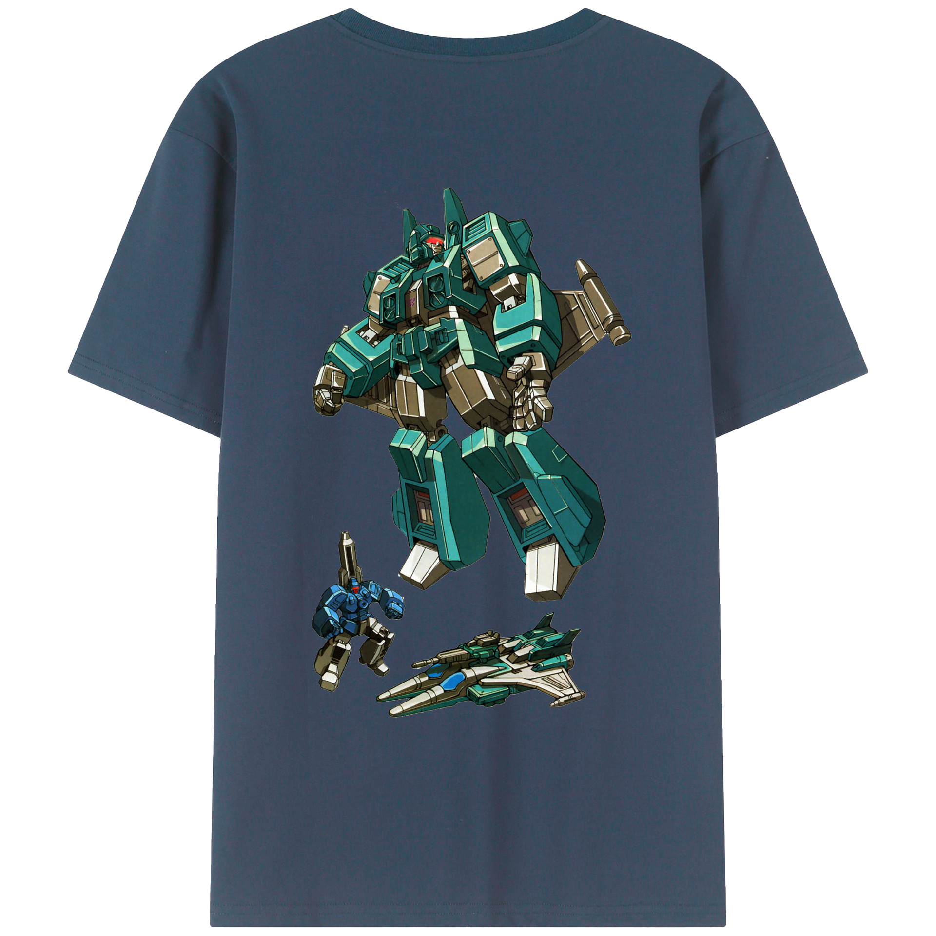 （画像用）  綿100％ メンズ半袖Tシャツ（バックプリント） 通気性