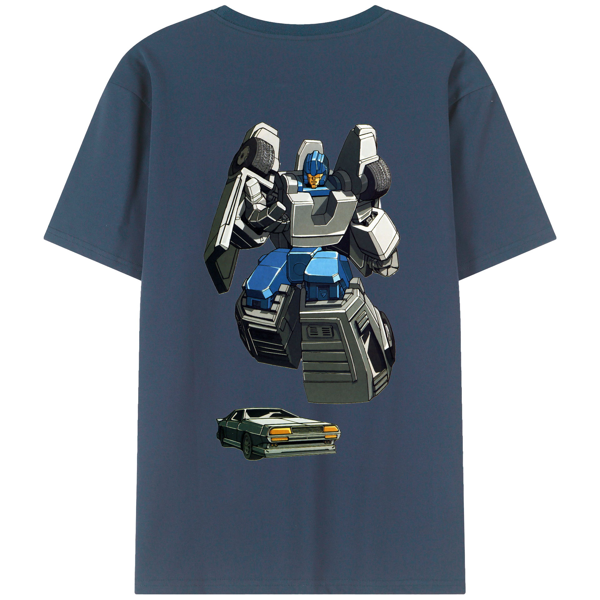 （画像用）  綿100％ メンズ半袖Tシャツ（バックプリント） 通気性