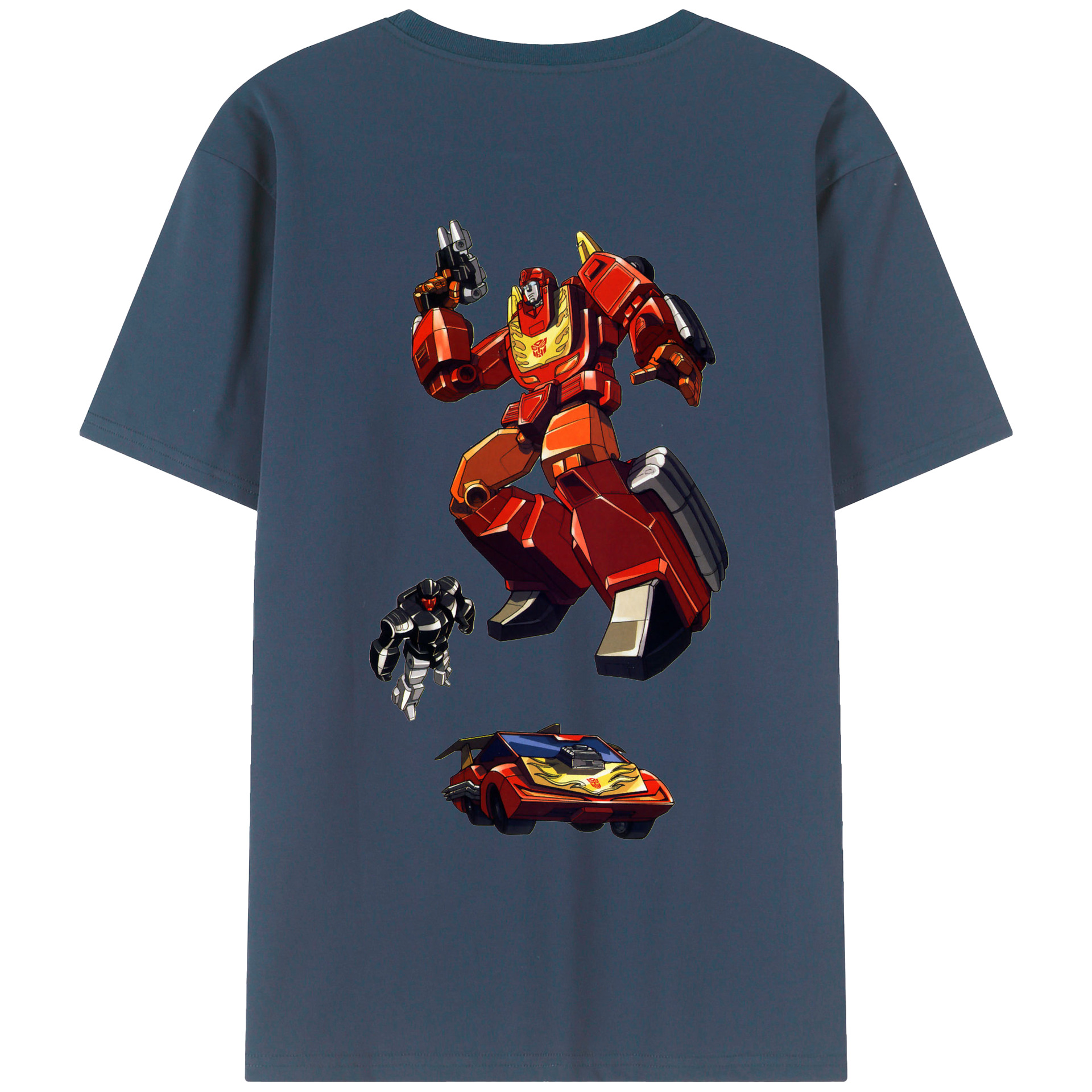 （画像用）  綿100％ メンズ半袖Tシャツ（バックプリント） 通気性
