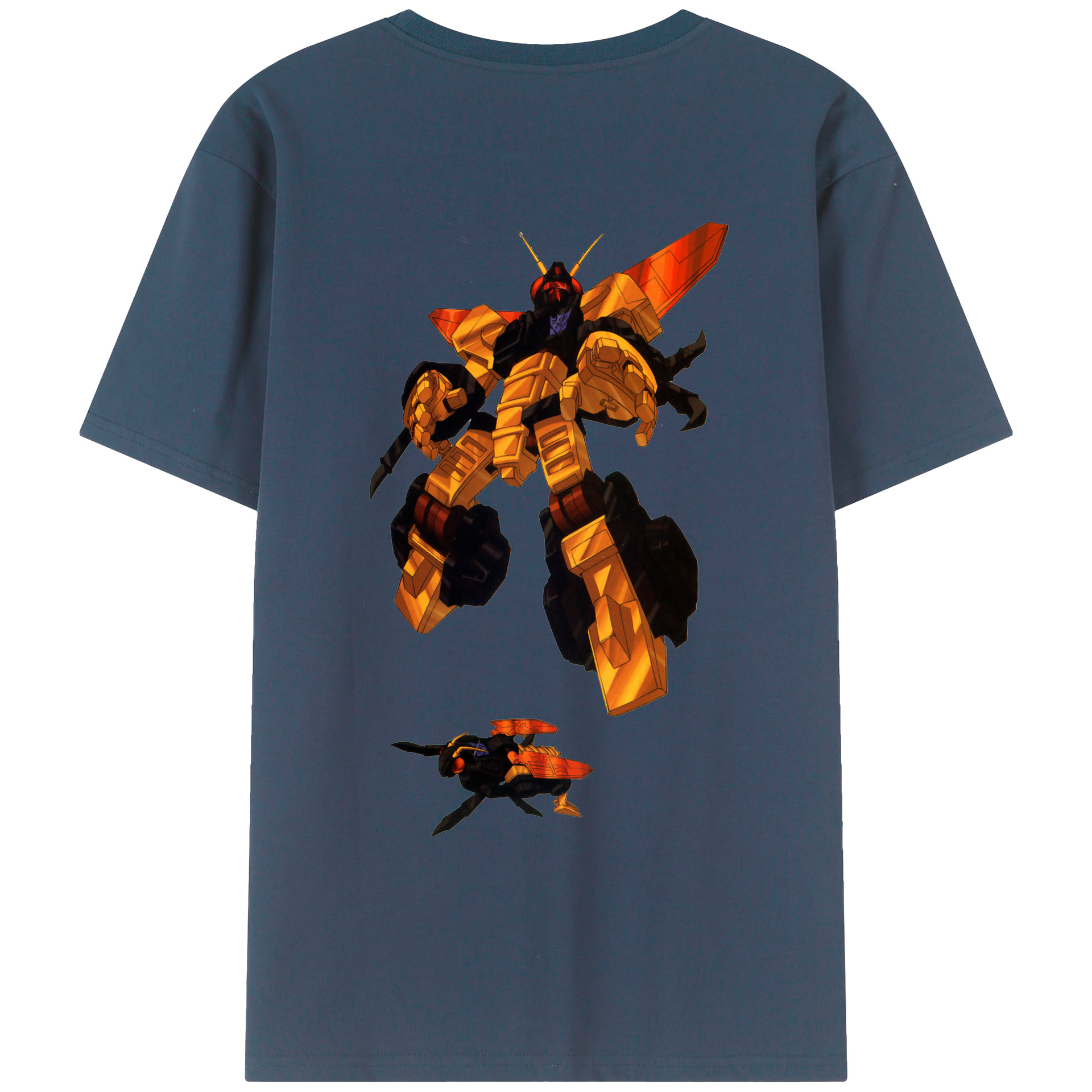 （画像用）  綿100％ メンズ半袖Tシャツ（バックプリント） 通気性