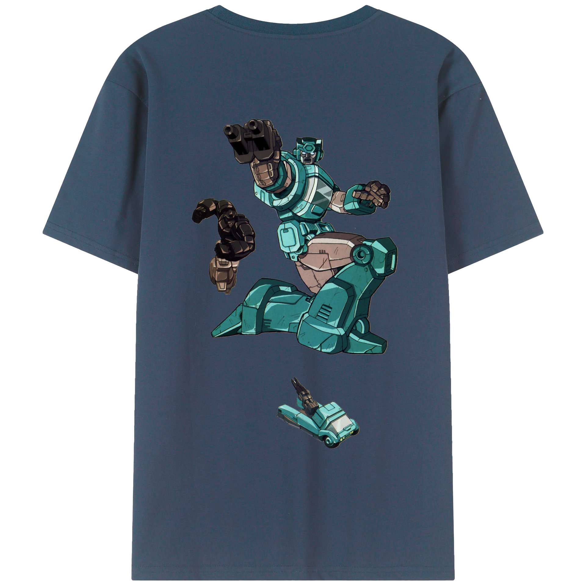 （画像用）  綿100％ メンズ半袖Tシャツ（バックプリント） 通気性