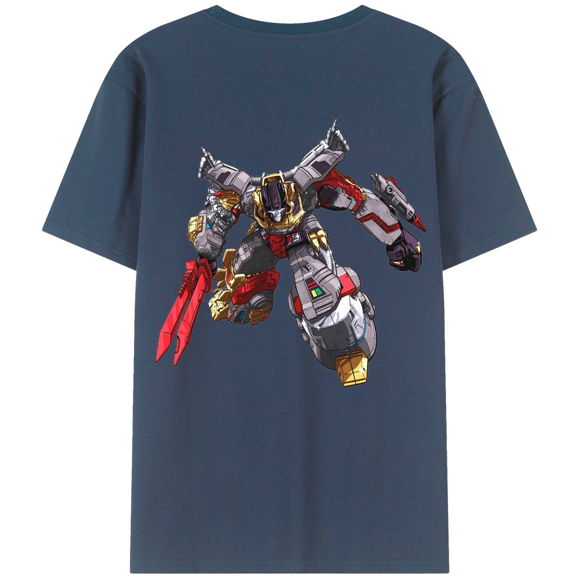 （画像用）  綿100％ メンズ半袖Tシャツ（バックプリント） 通気性