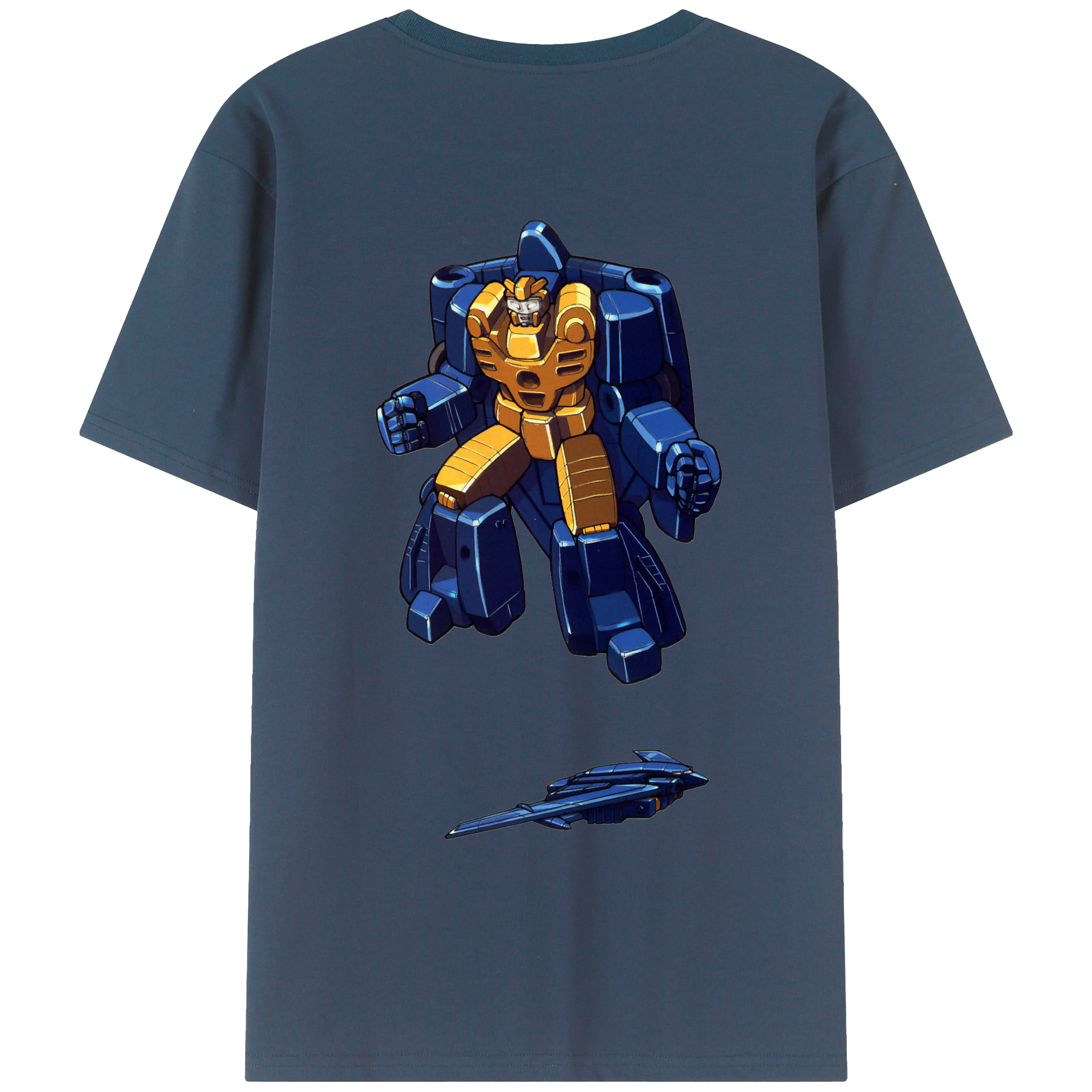 （画像用）  綿100％ メンズ半袖Tシャツ（バックプリント） 通気性