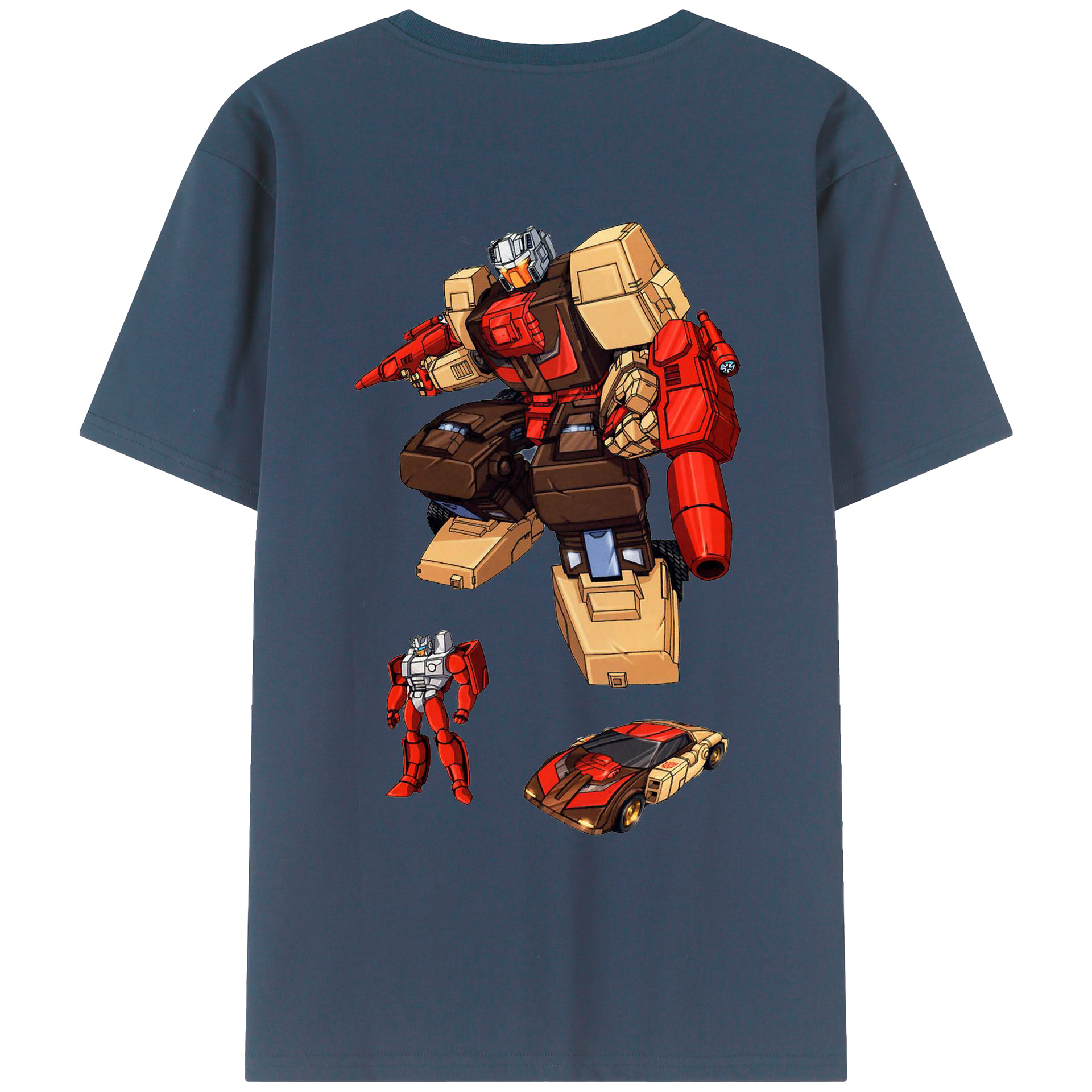 （画像用）  綿100％ メンズ半袖Tシャツ（バックプリント） 通気性
