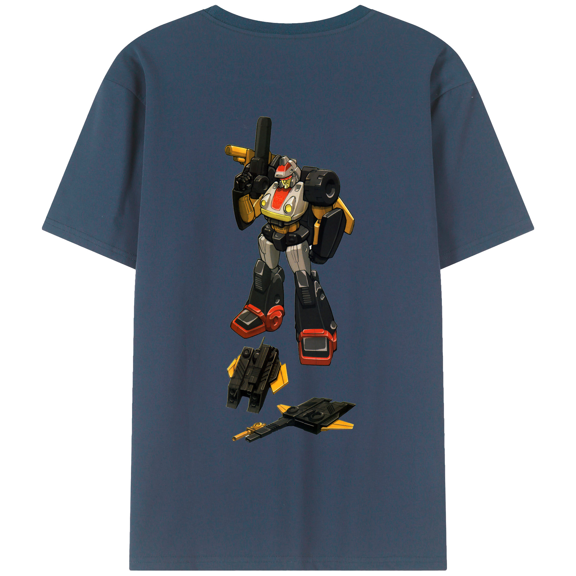 （画像用）  綿100％ メンズ半袖Tシャツ（バックプリント） 通気性