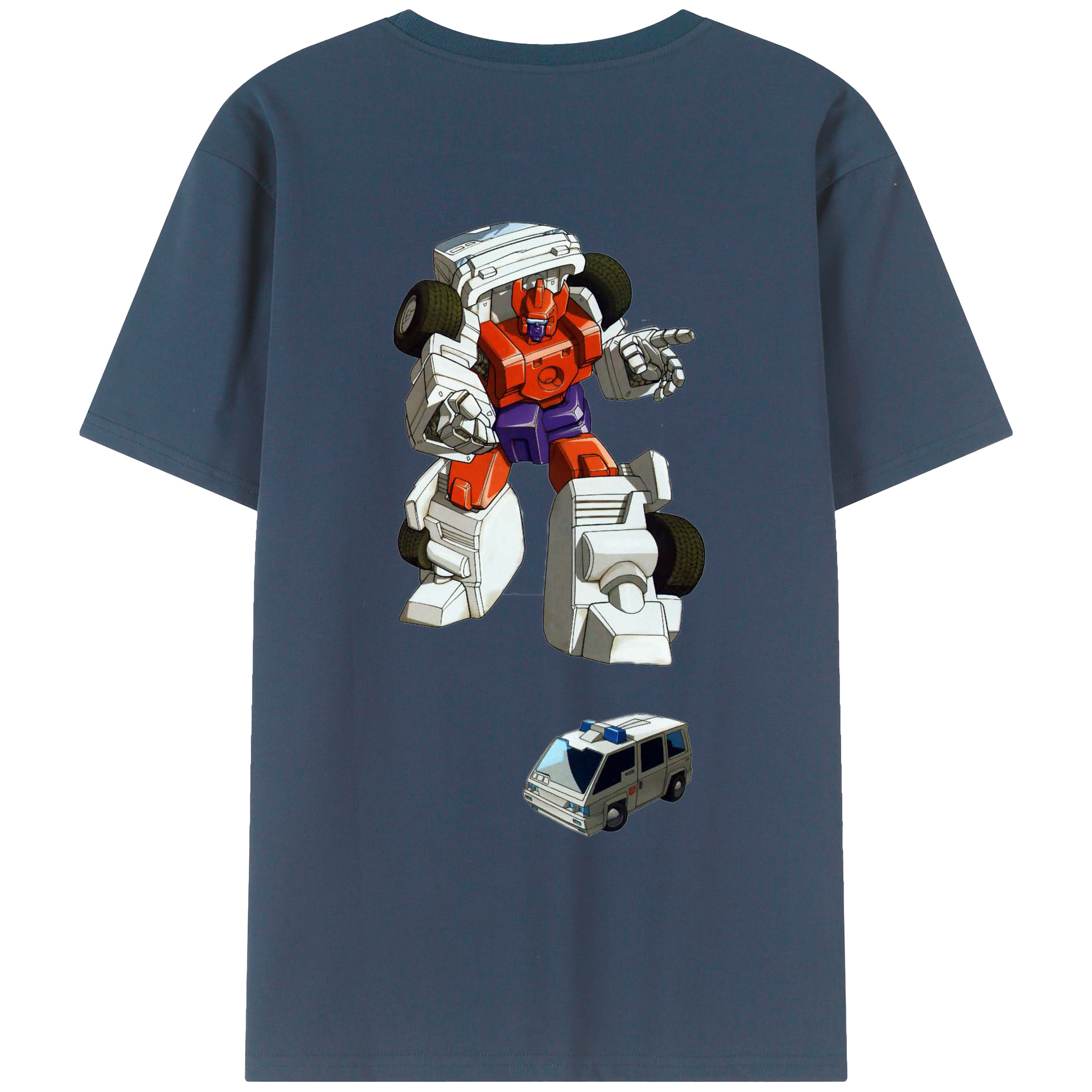 （画像用）  綿100％ メンズ半袖Tシャツ（バックプリント） 通気性