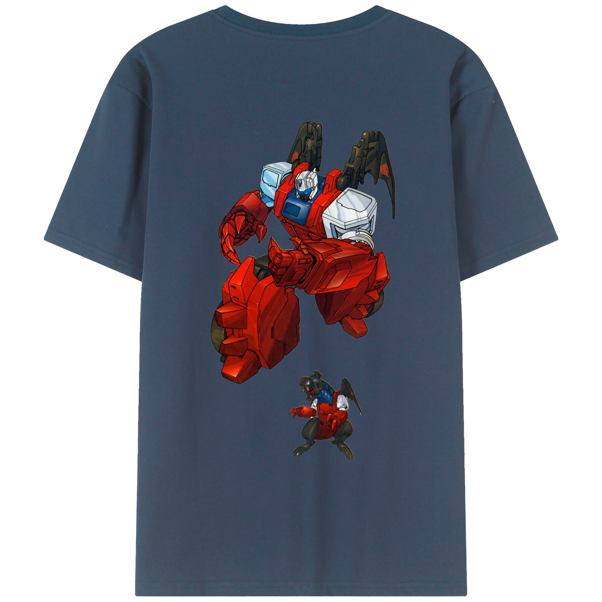 （画像用）  綿100％ メンズ半袖Tシャツ（バックプリント） 通気性