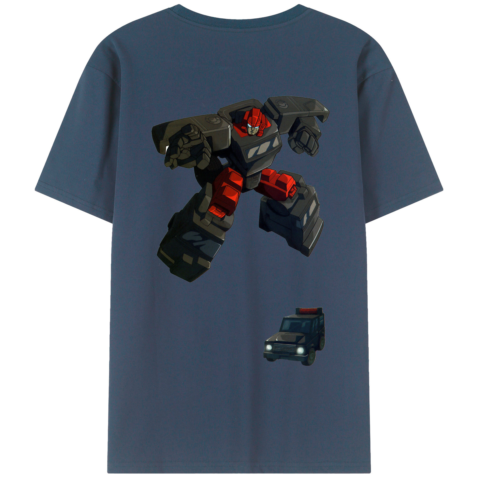 （画像用）  綿100％ メンズ半袖Tシャツ（バックプリント） 通気性