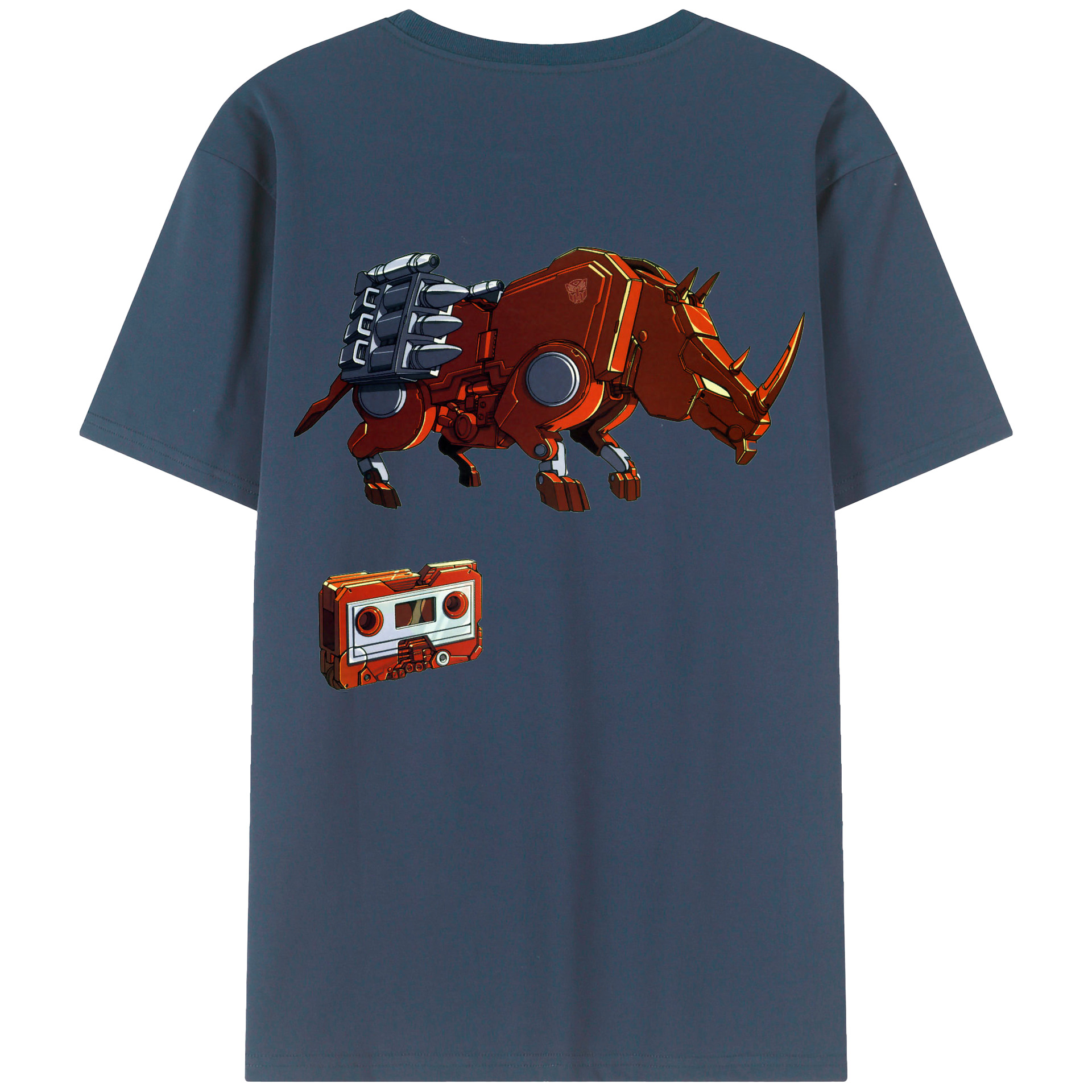 （画像用）  綿100％ メンズ半袖Tシャツ（バックプリント） 通気性