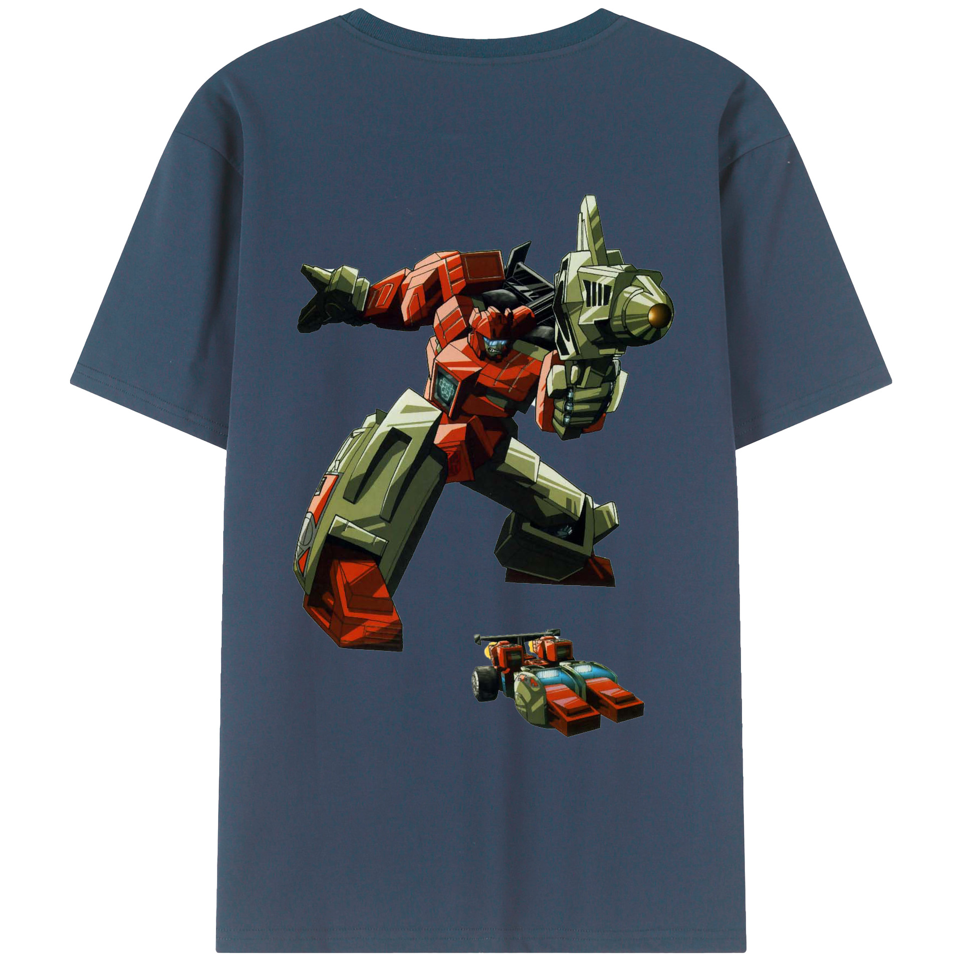 （画像用）  綿100％ メンズ半袖Tシャツ（バックプリント） 通気性