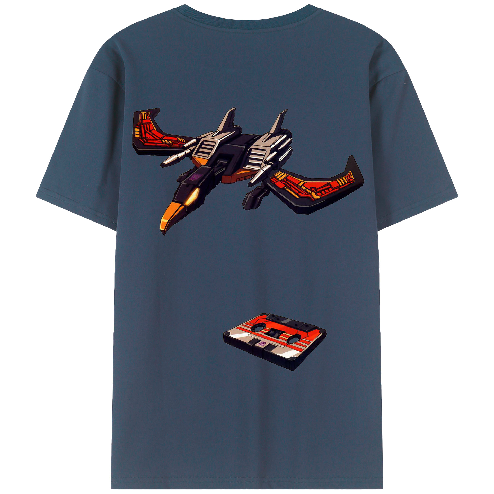 （画像用）  綿100％ メンズ半袖Tシャツ（バックプリント） 通気性