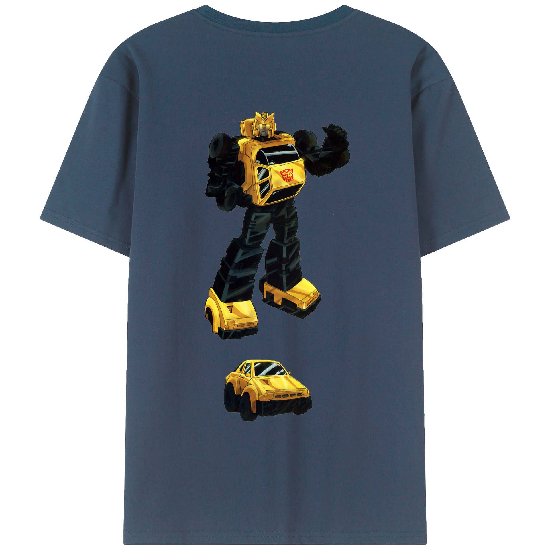（画像用）  綿100％ メンズ半袖Tシャツ（バックプリント） 通気性