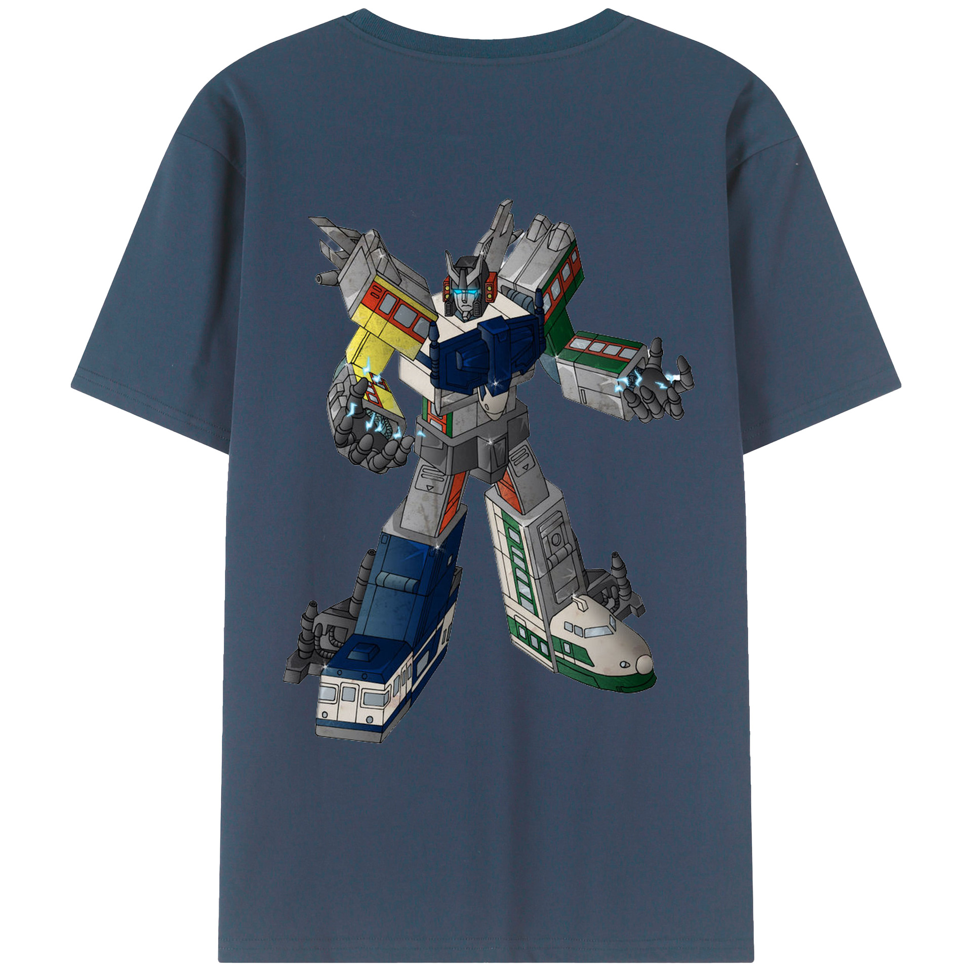 （画像用）  綿100％ メンズ半袖Tシャツ（バックプリント） 通気性