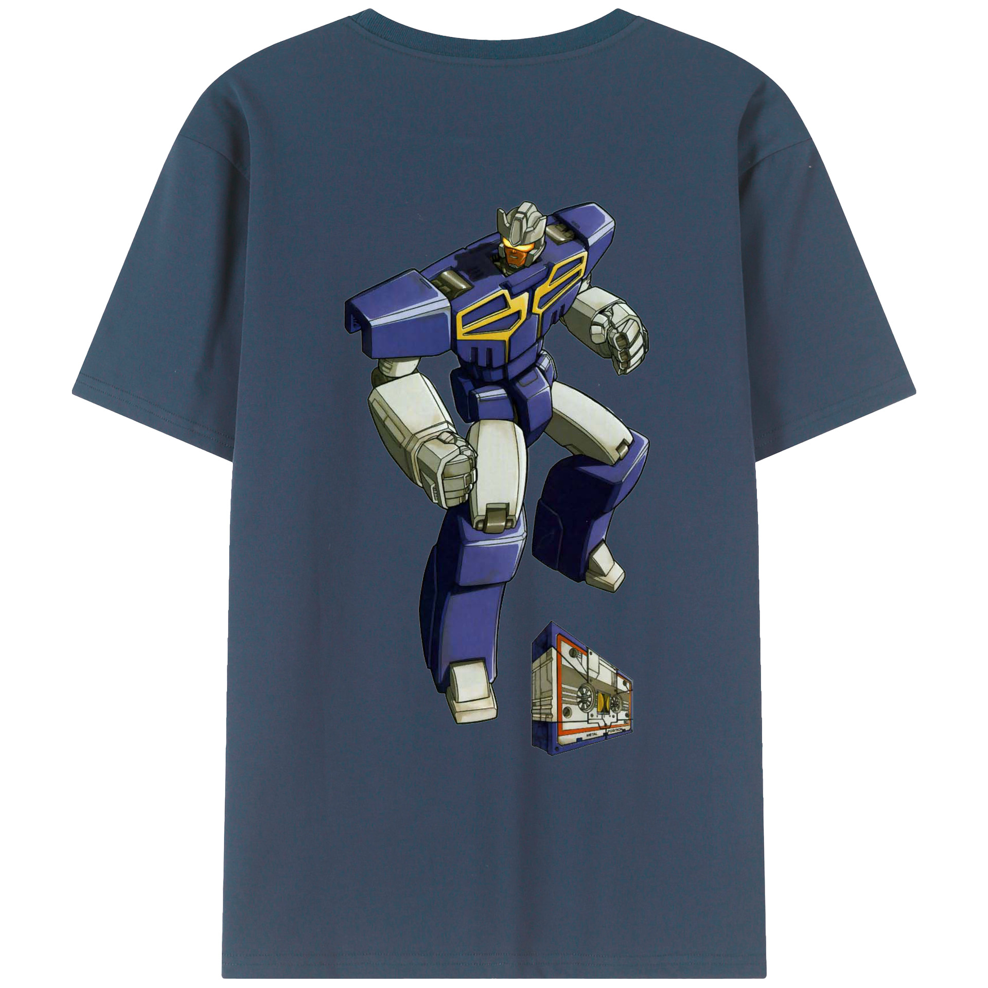 （画像用）  綿100％ メンズ半袖Tシャツ（バックプリント） 通気性