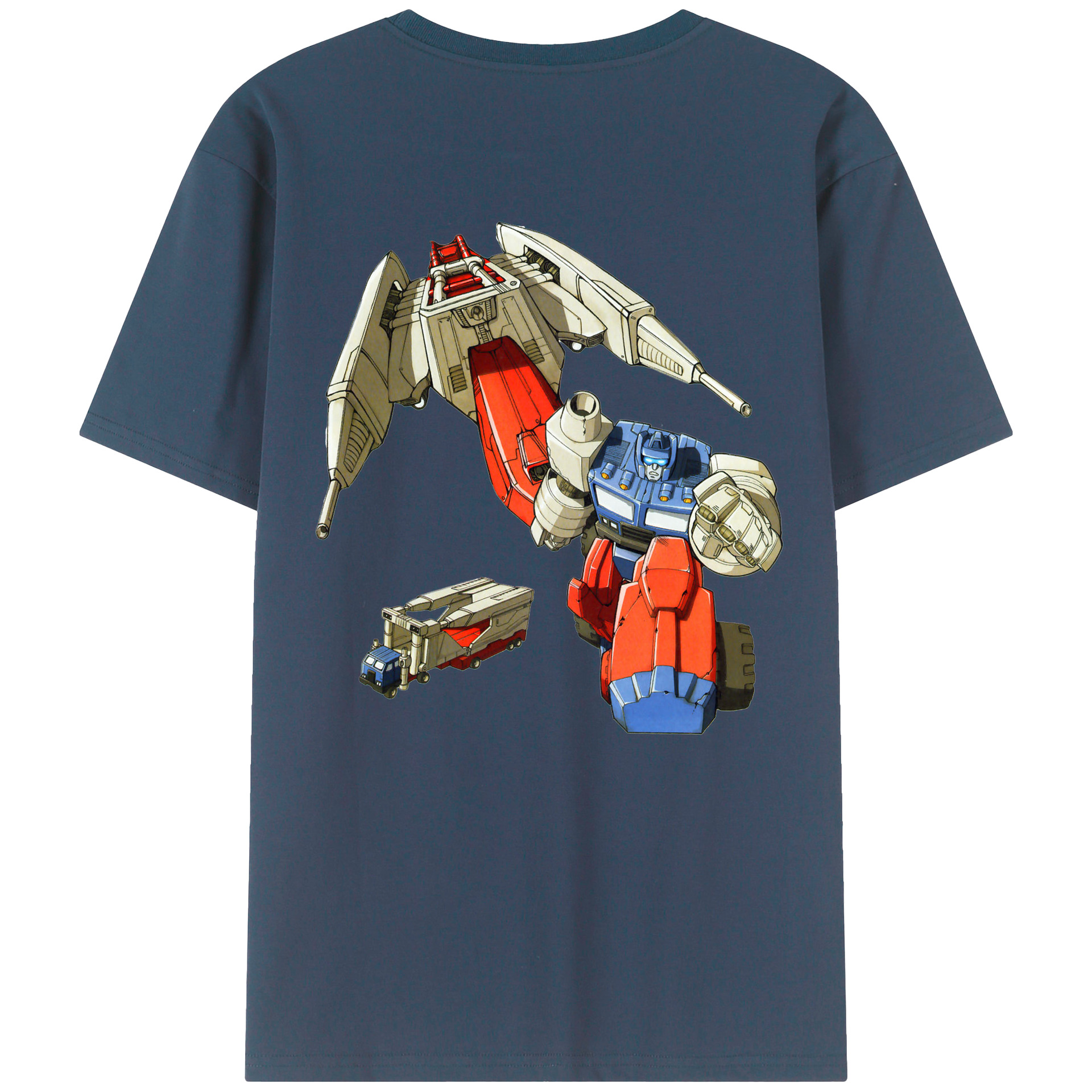 （画像用）  綿100％ メンズ半袖Tシャツ（バックプリント） 通気性