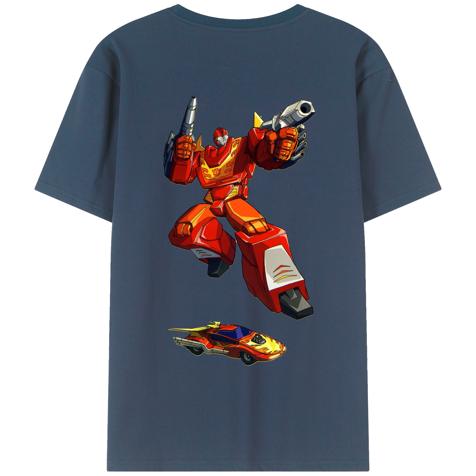 （画像用）  綿100％ メンズ半袖Tシャツ（バックプリント） 通気性