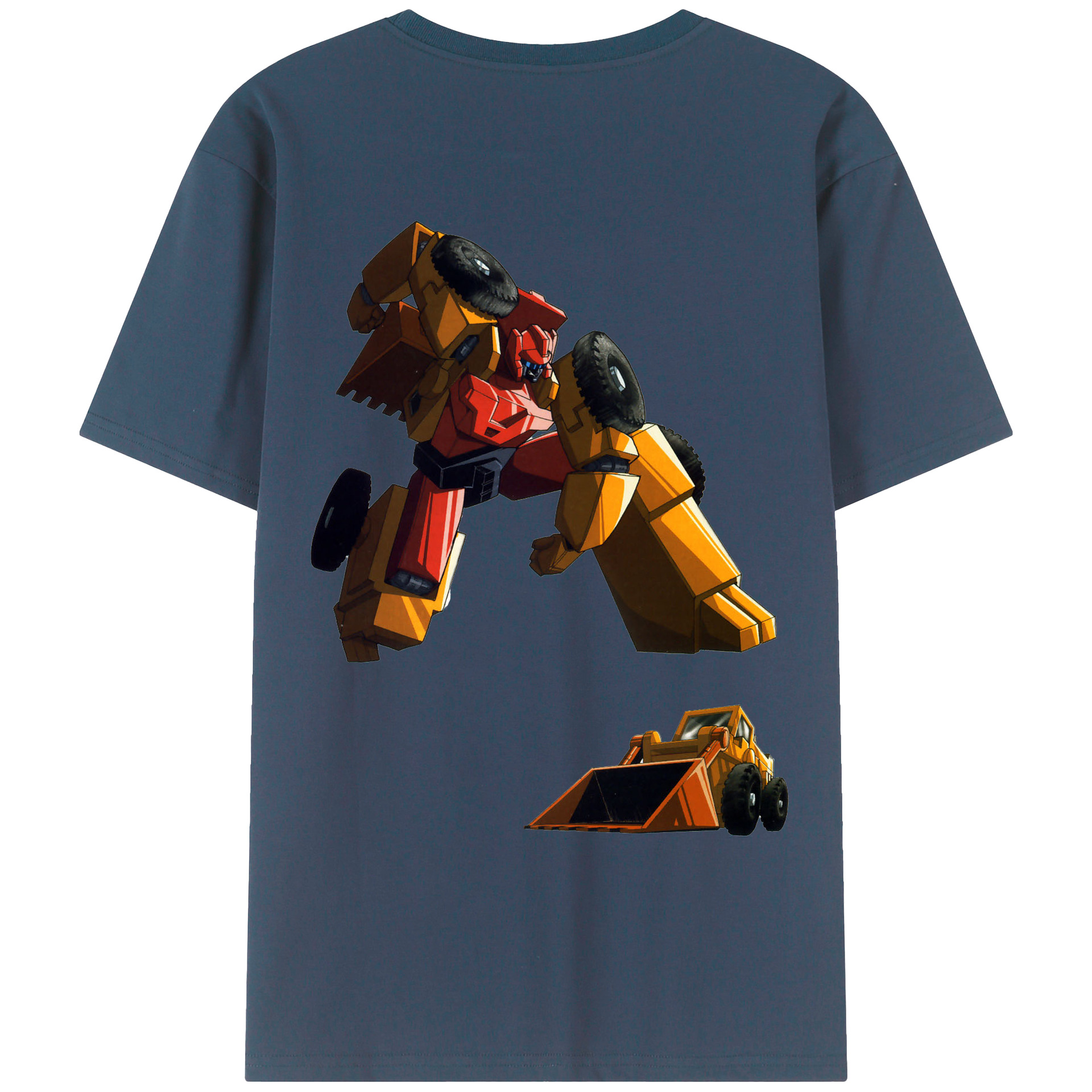 （画像用）  綿100％ メンズ半袖Tシャツ（バックプリント） 通気性